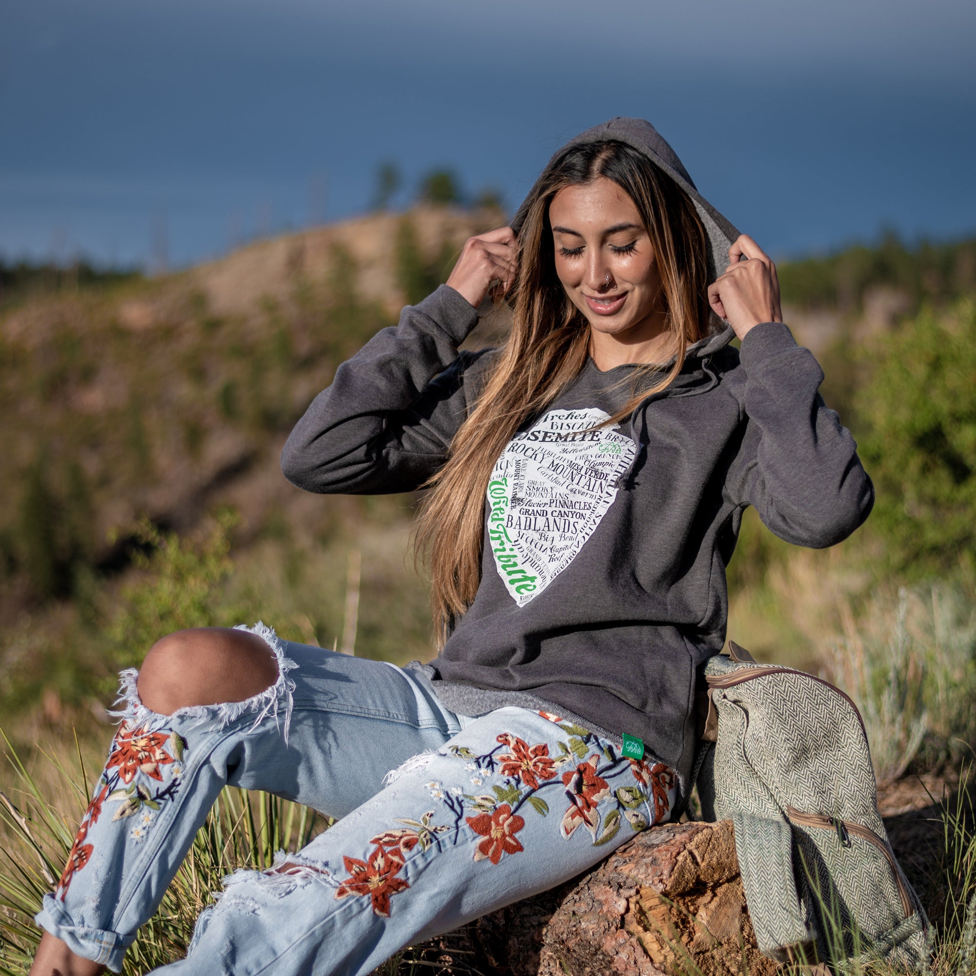 National Park Arrowhead Women's Cut Hoodie