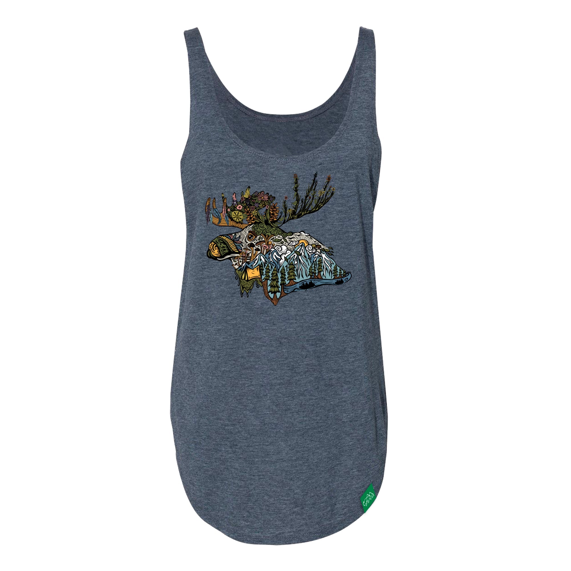 Boho Moose Women's Scoop Tank