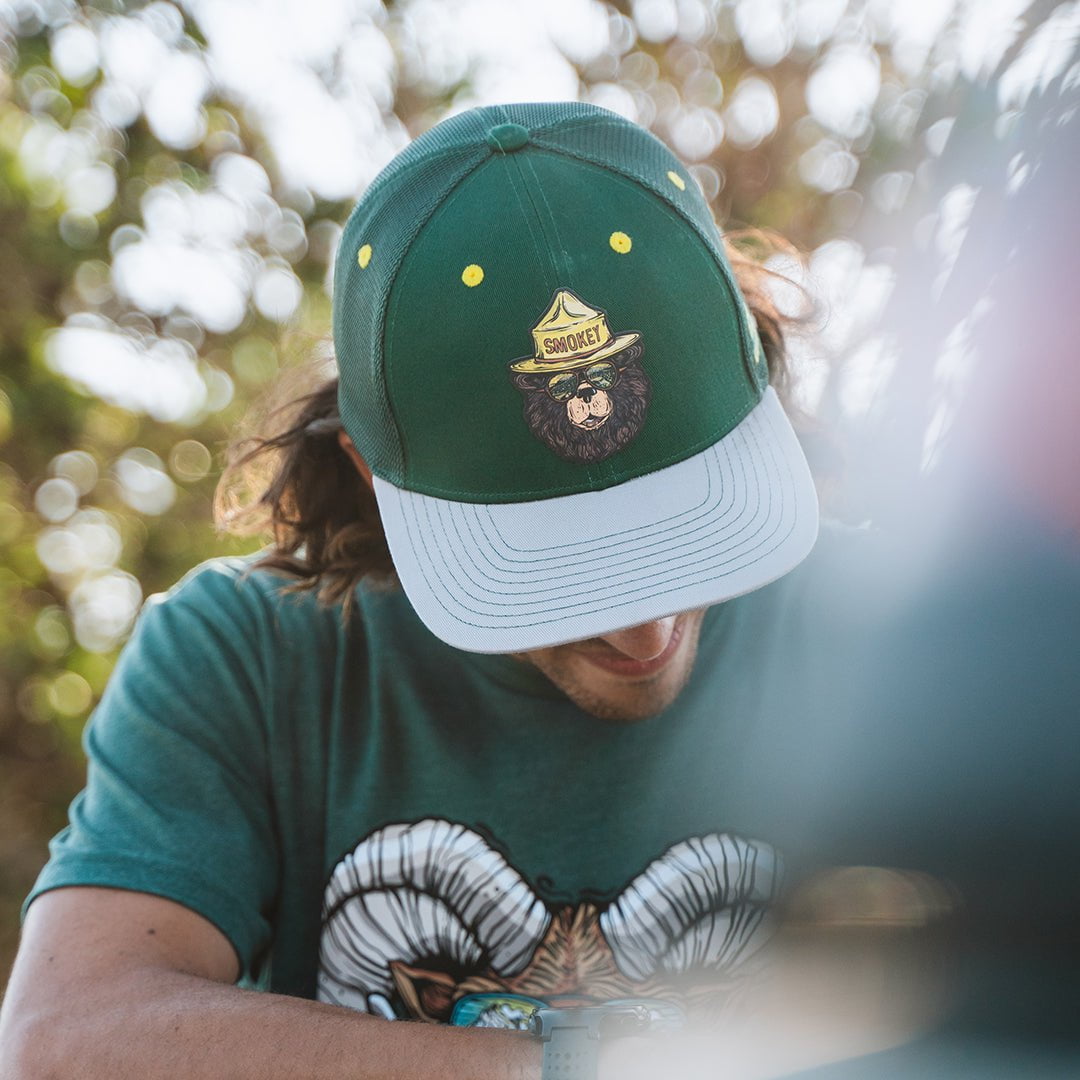 Smokey Groovy Bear Trucker Hat