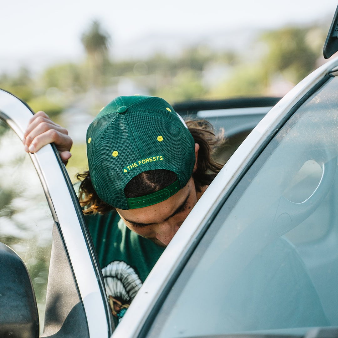 Smokey Groovy Bear Trucker Hat