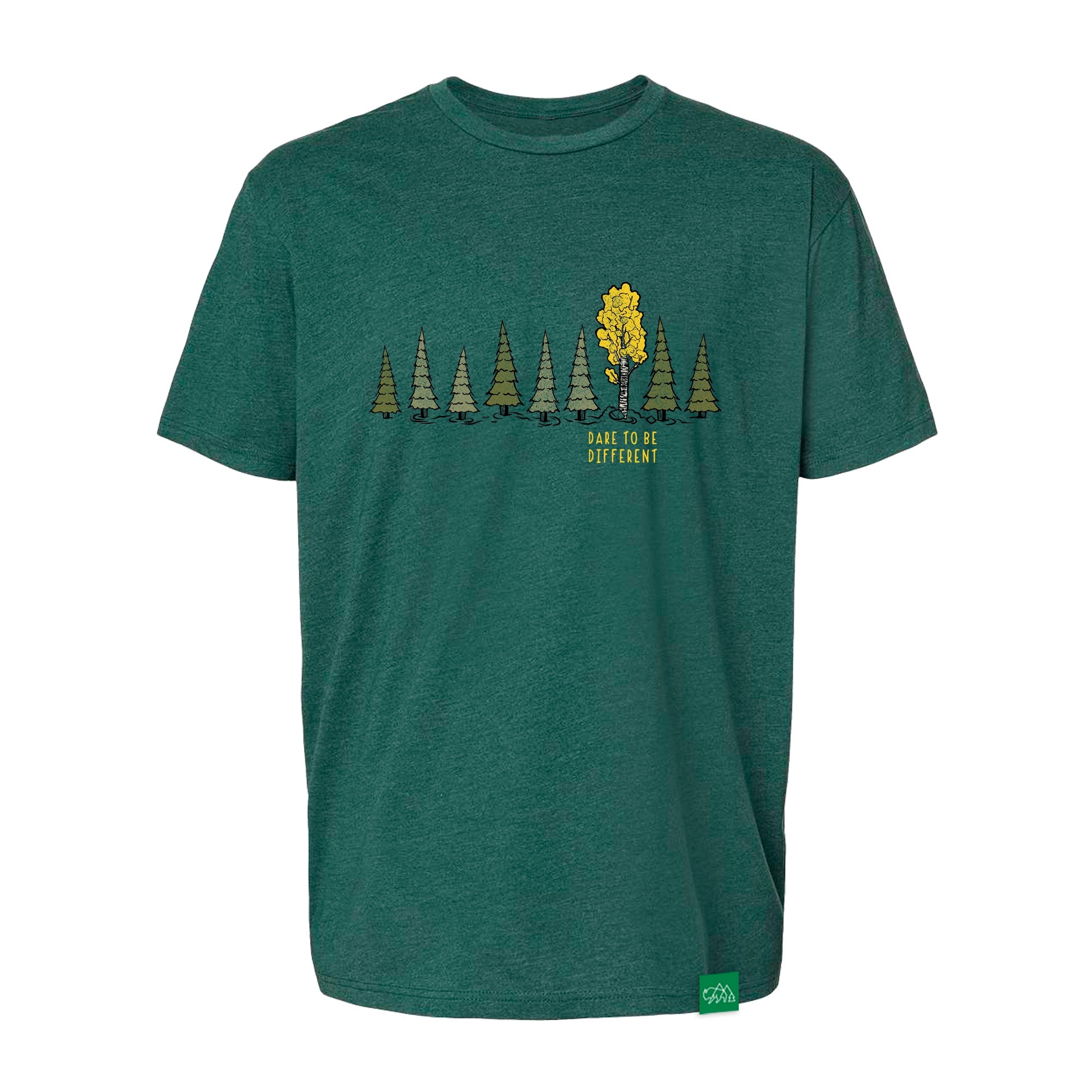 Dare to be Different Shirt | Forest Green Tee Shirt | Wild Tribute
