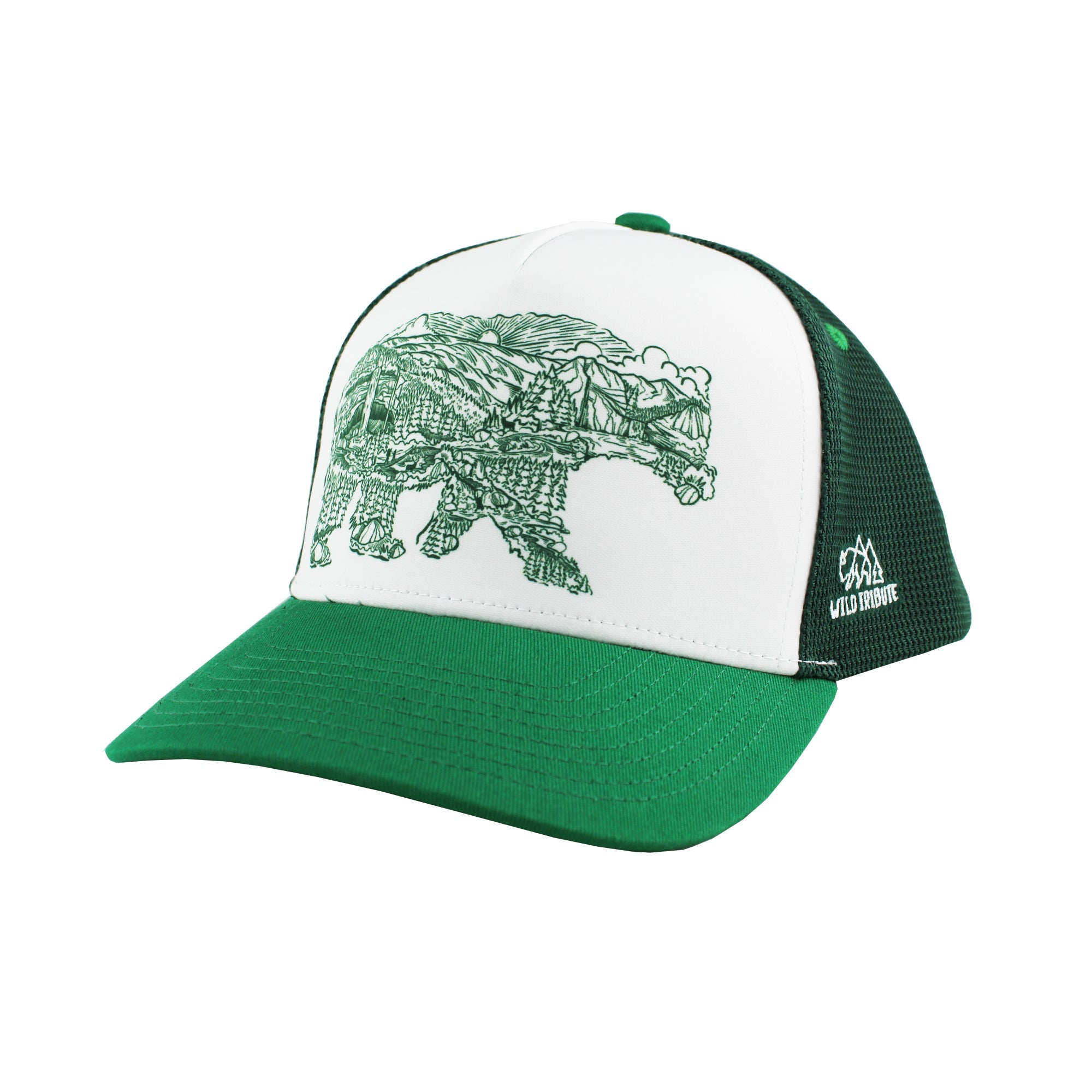 Grizzly Sun 5 Panel Snap Back Hat