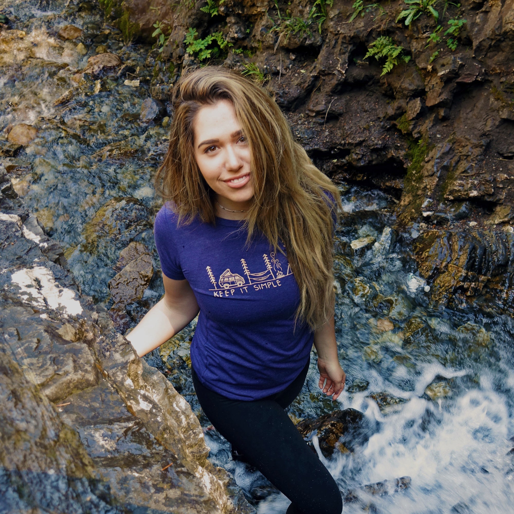 Women's Keep It Simple Poly/Cotton Fitted T-Shirt