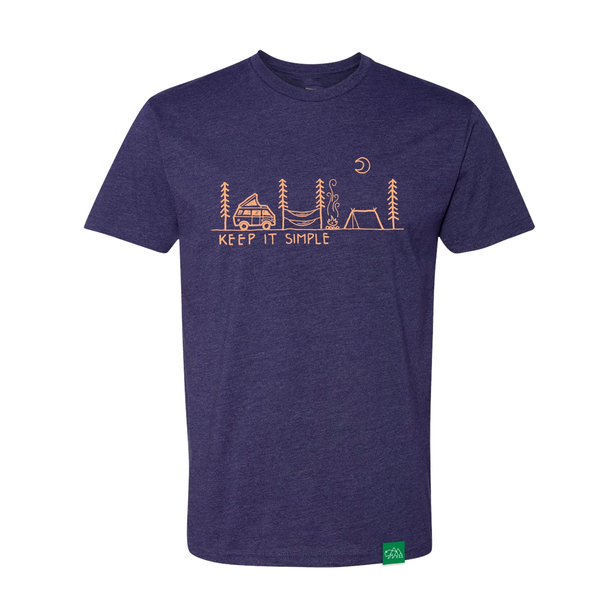 camping shirt Keep It Simple Men's Camping T-Shirt