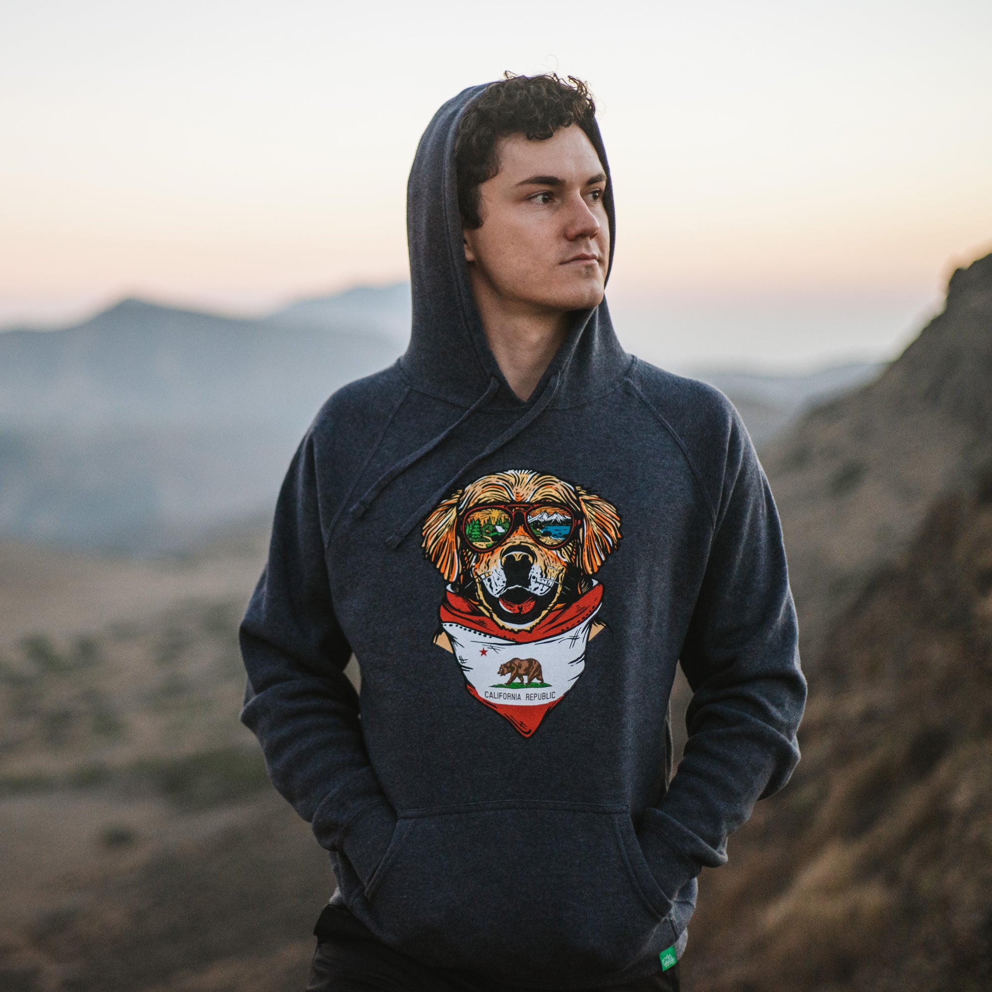 Maximus the California Mountain Dog Hoodie