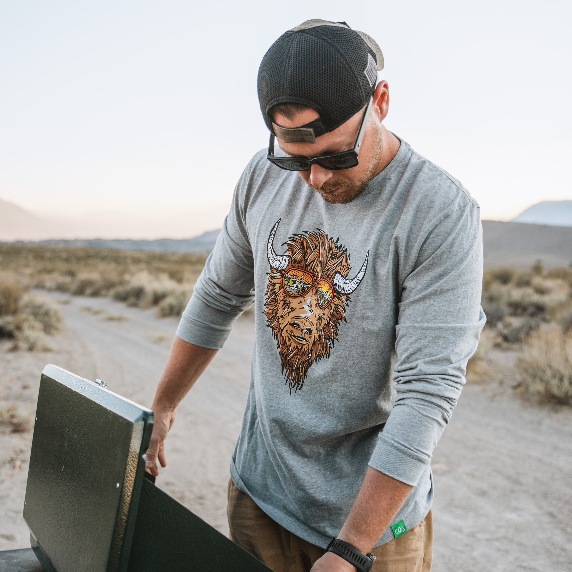 Groovy Mike Byson Poly-Cotton Long Sleeve T-Shirt