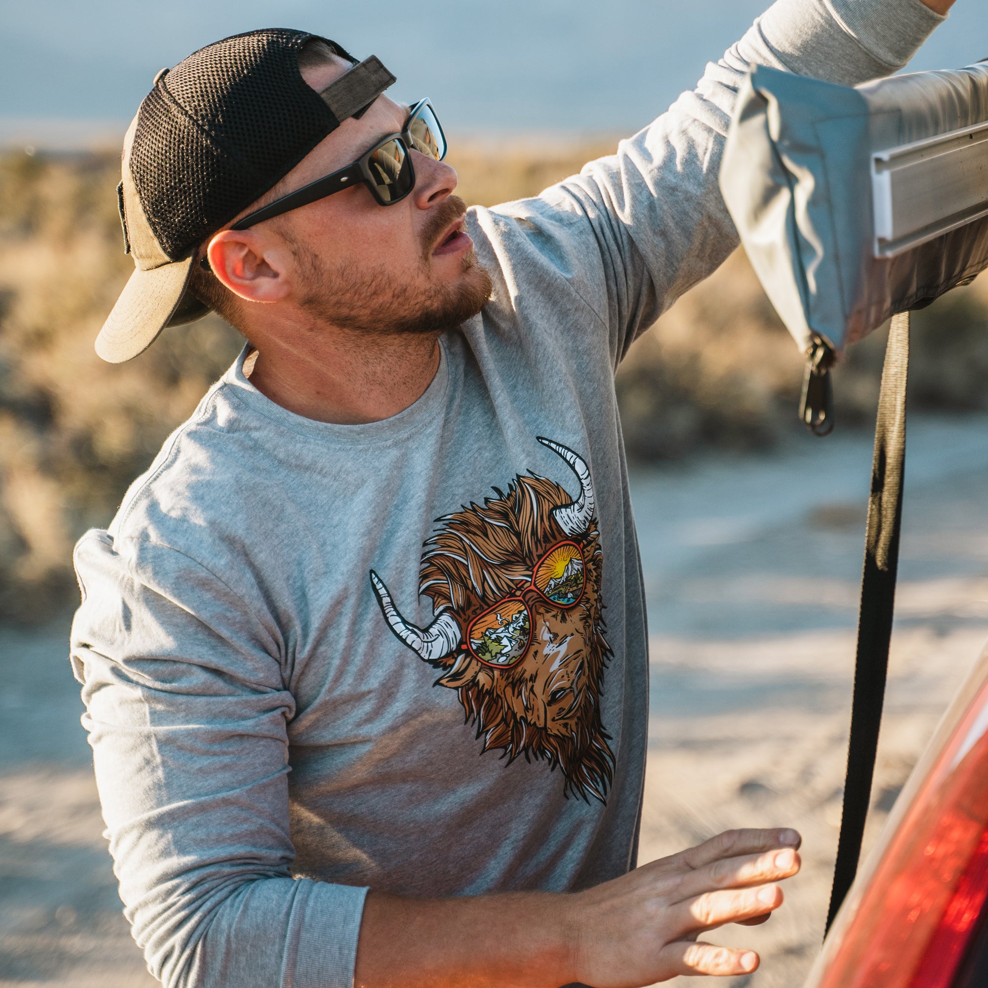 Groovy Mike Byson Poly-Cotton Long Sleeve T-Shirt