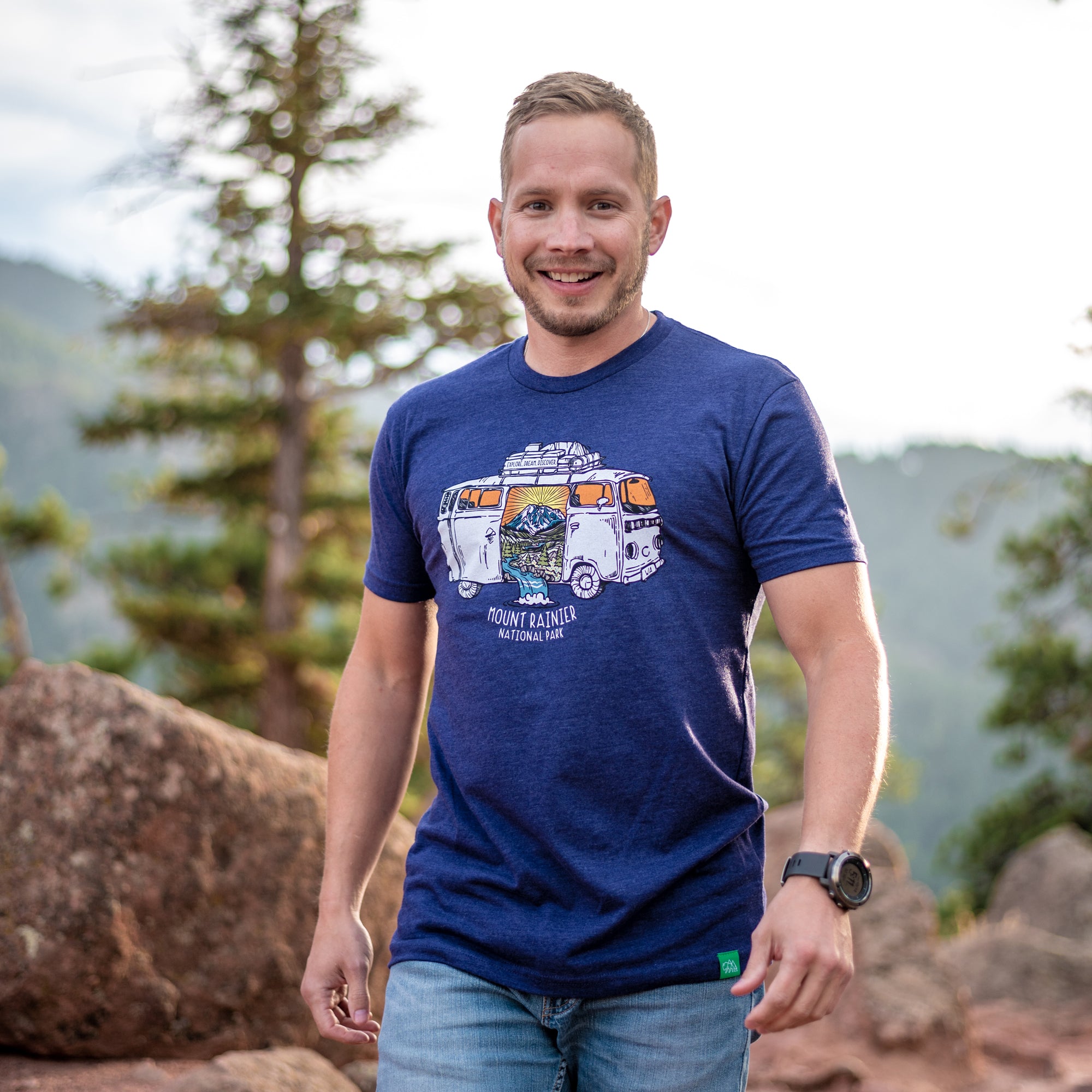 Mount Rainier Road Trip T-Shirt