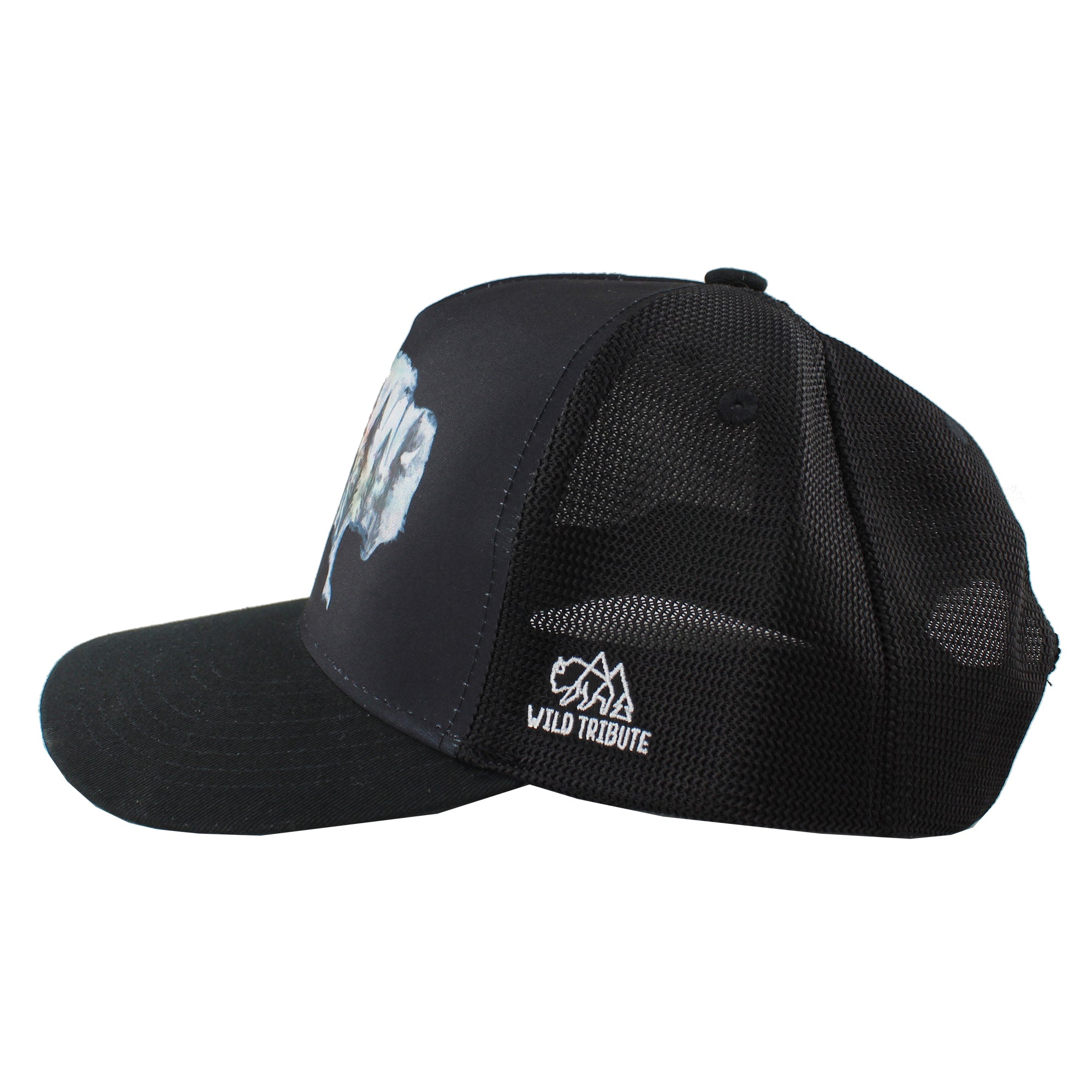 Roam Free Black Trucker Hat