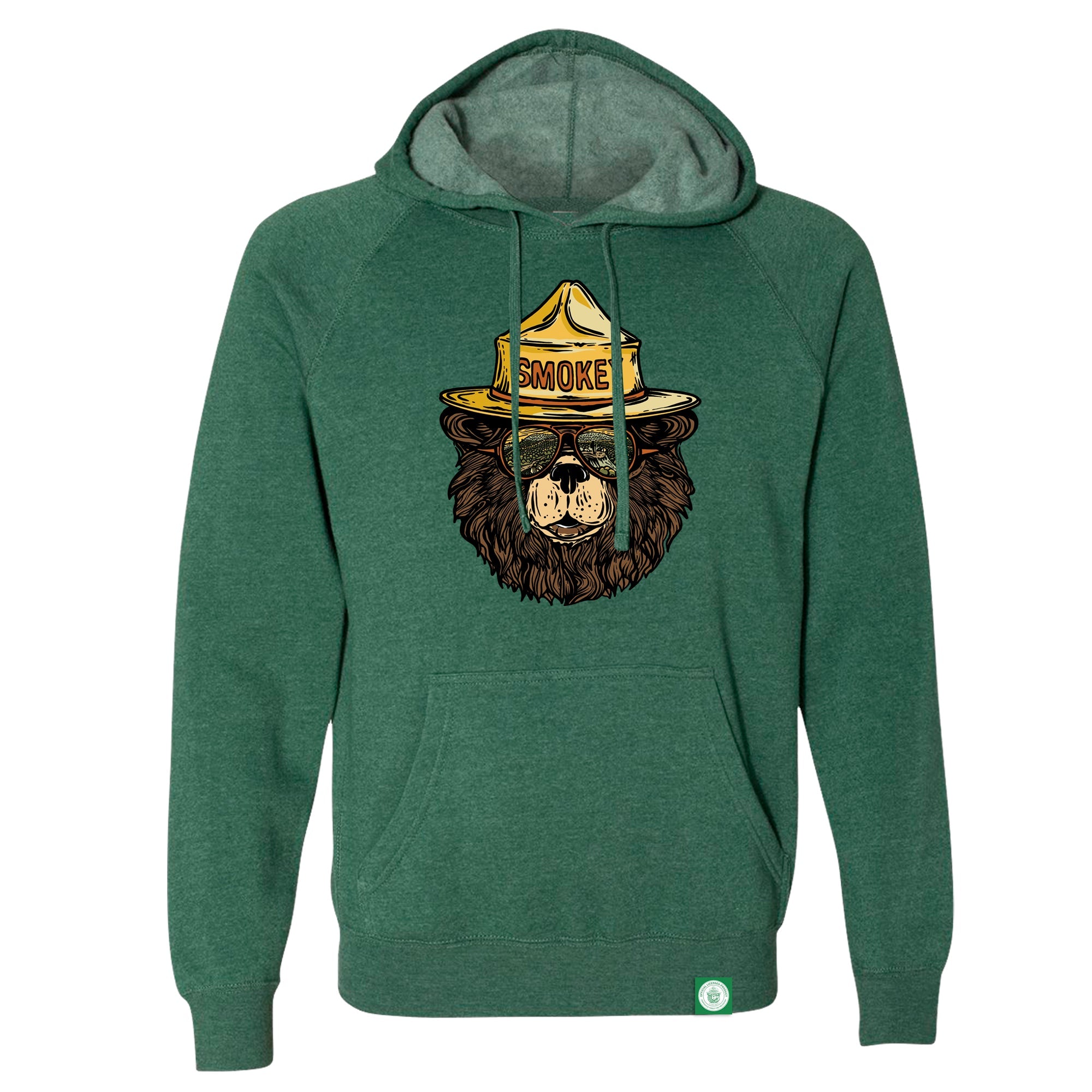 Green bear hoodie hot sale