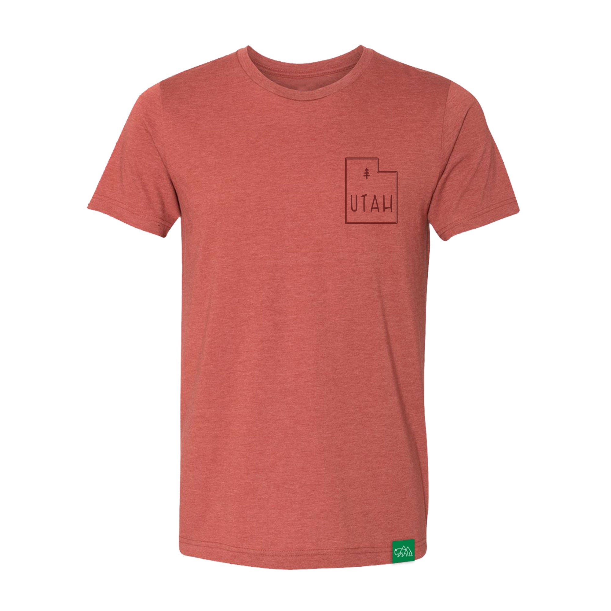 Utah Topo Map T-Shirt