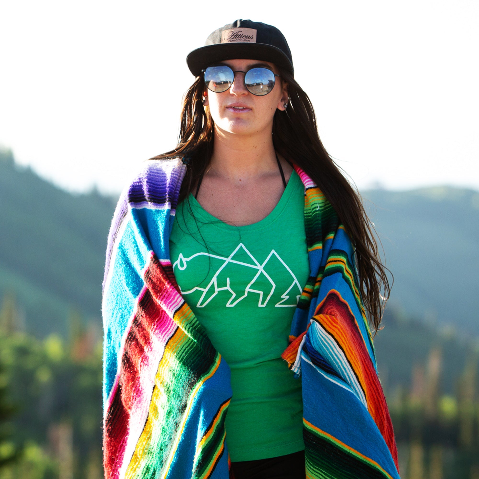 Women's Wild Tribute Logo Scoop Fitted T-Shirt