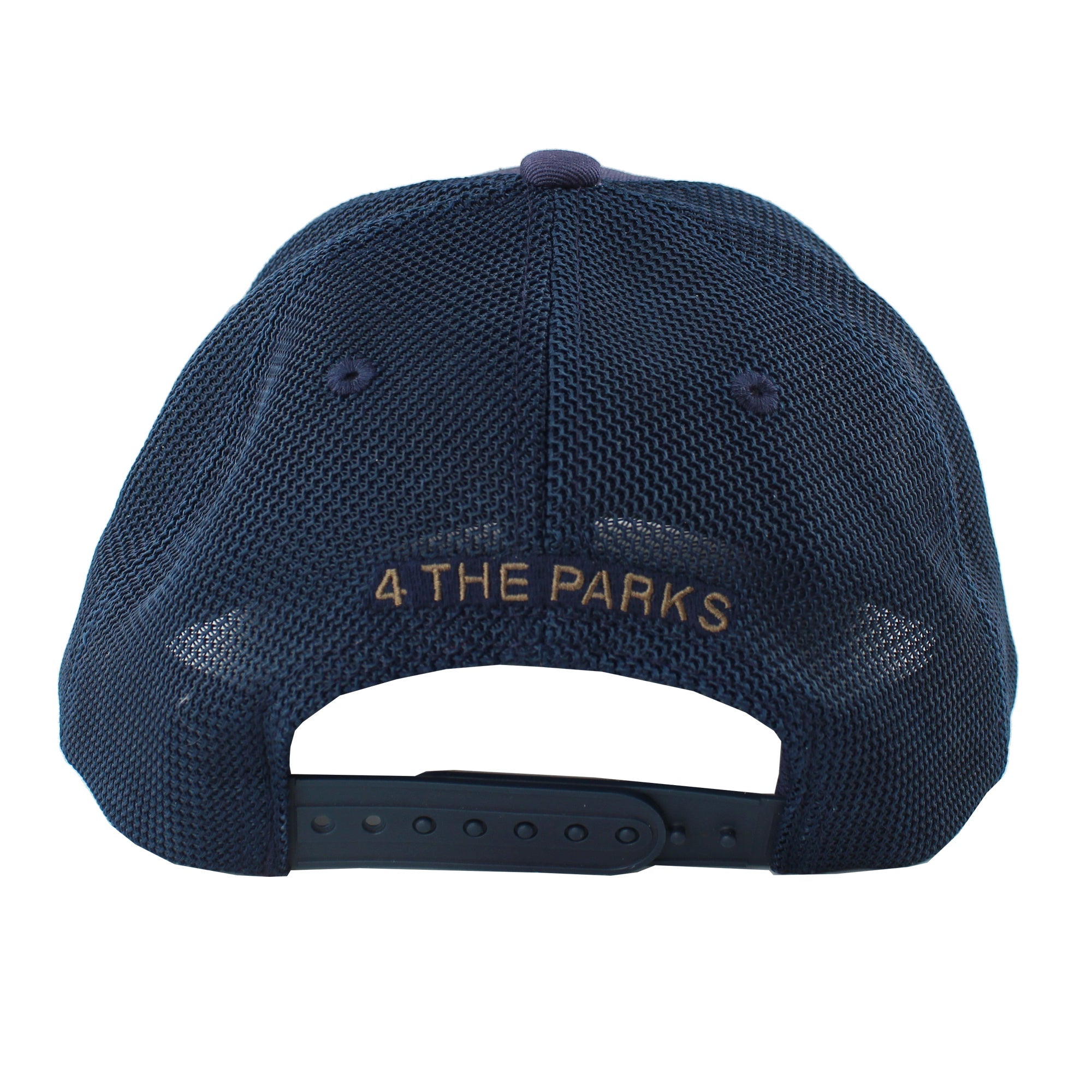 Wild Tribute Leather Patch Navy Hat