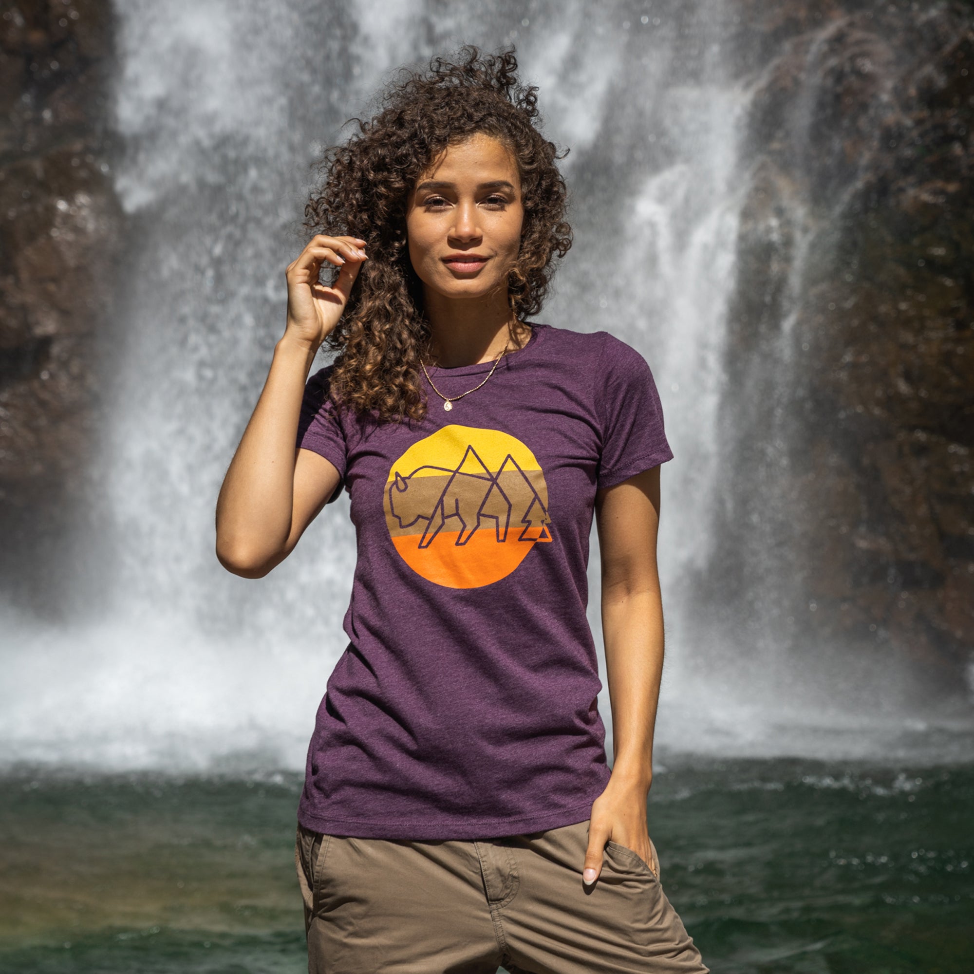 Women's Wild Tribute Sol Fitted T-Shirt