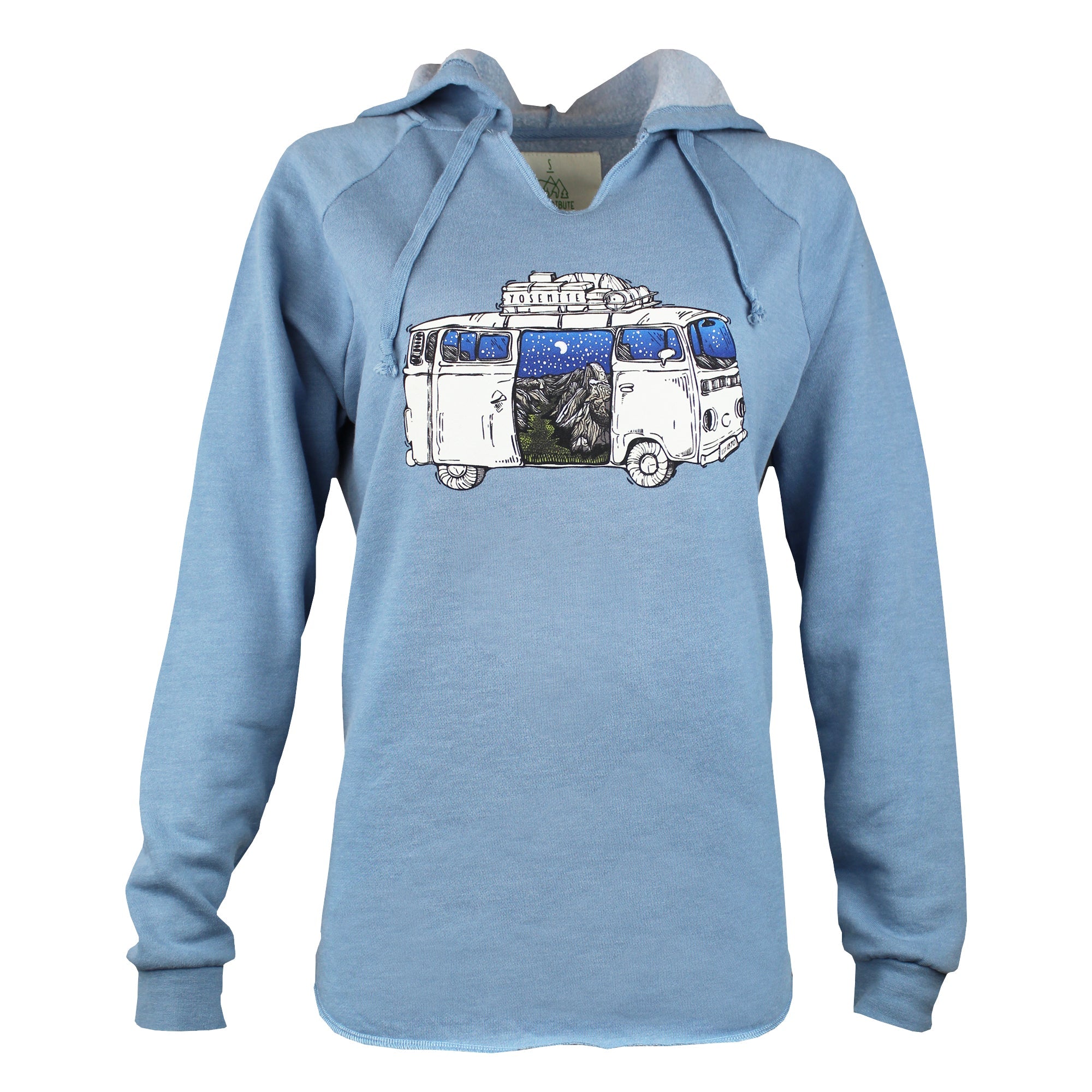 Yosemite Night Half Dome Road Trip Women's Cut Hoodie