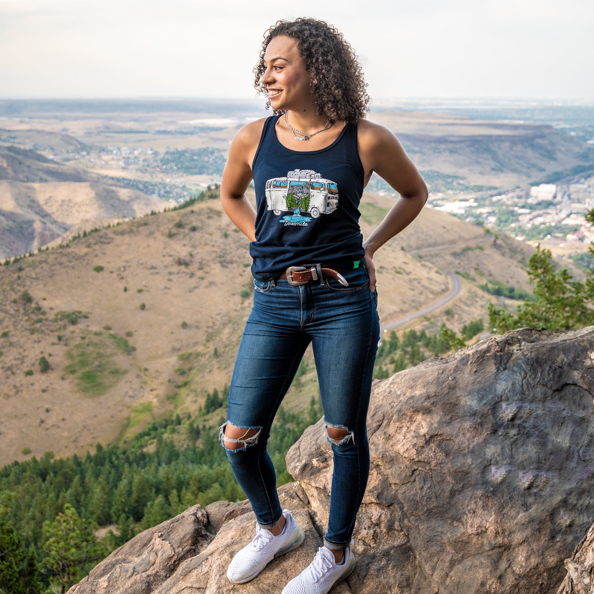 Women's Yosemite Road Trip Classic Racerback Tank