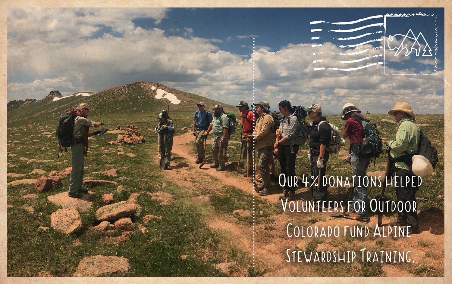 Volunteers for Outdoor Colorado fund Alpine Stewardship Training