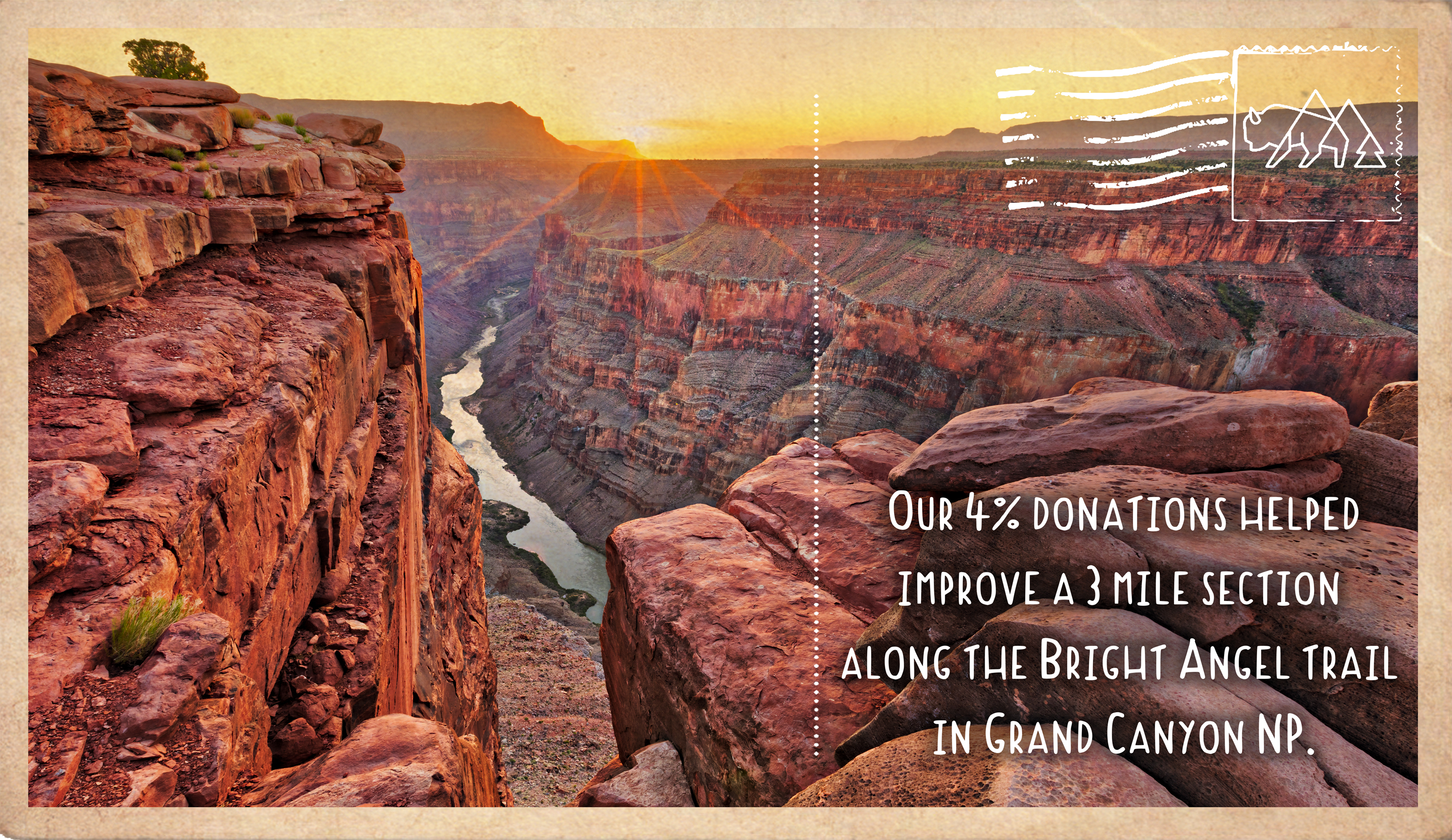 Helped Improve the Bright Angel Trail in Grand Canyon NP