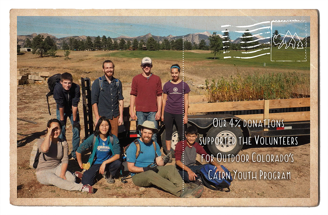 Volunteers for Outdoor Colorado’s Cairn Youth Program