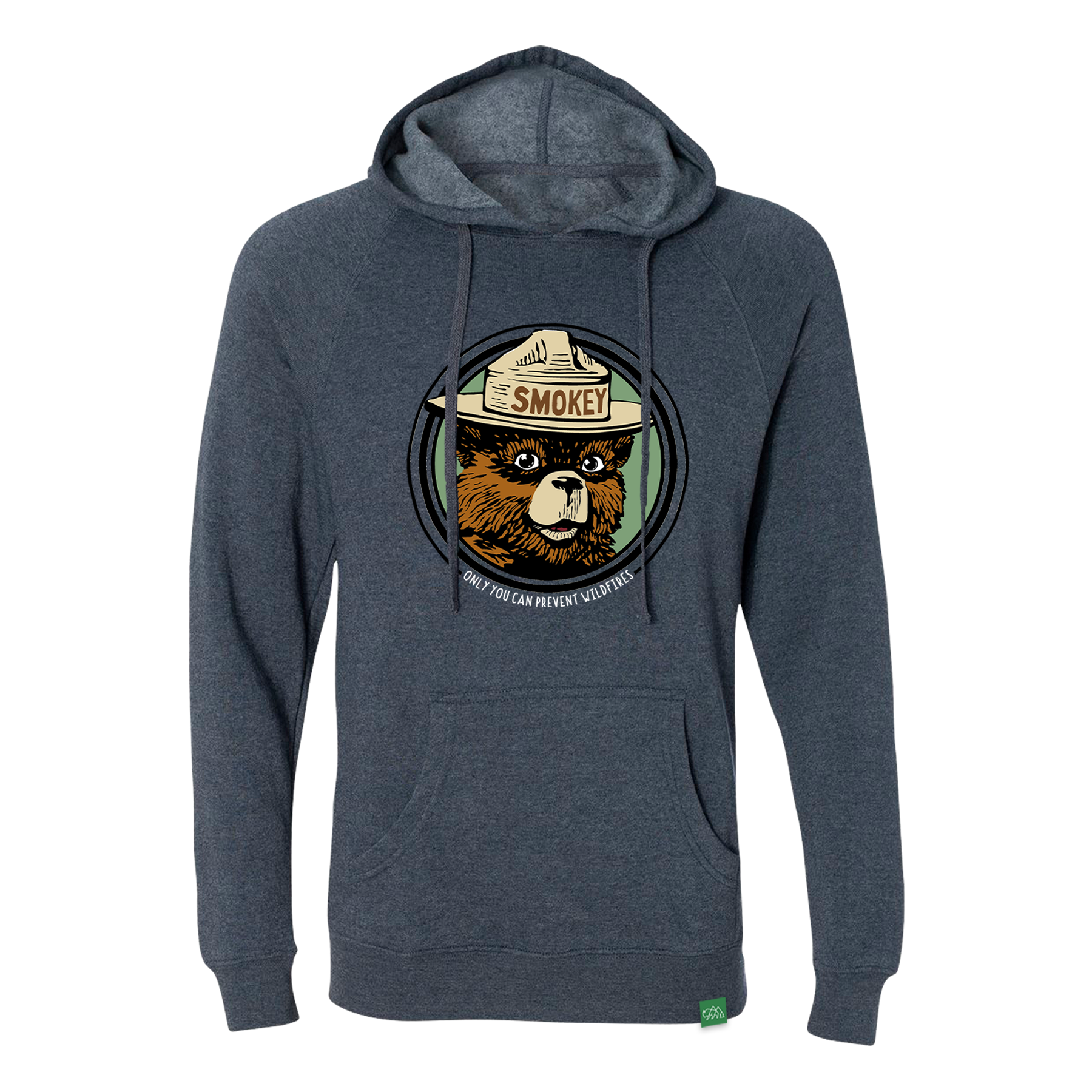 Vintage Smokey Bear Hoodie Sweatshirt