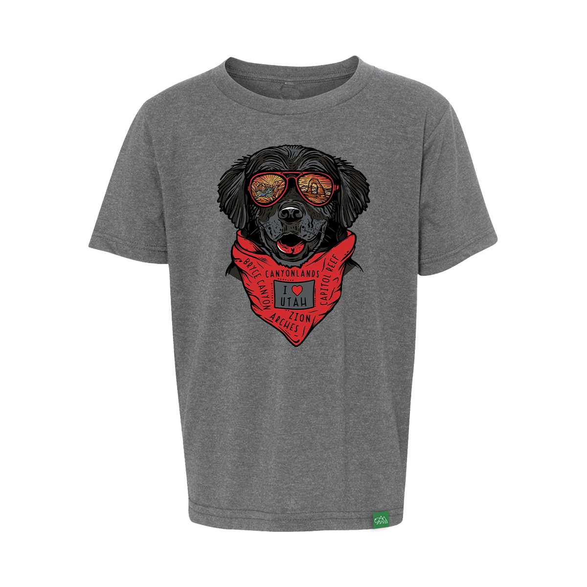 Parker the Utah Dog Youth T-Shirt