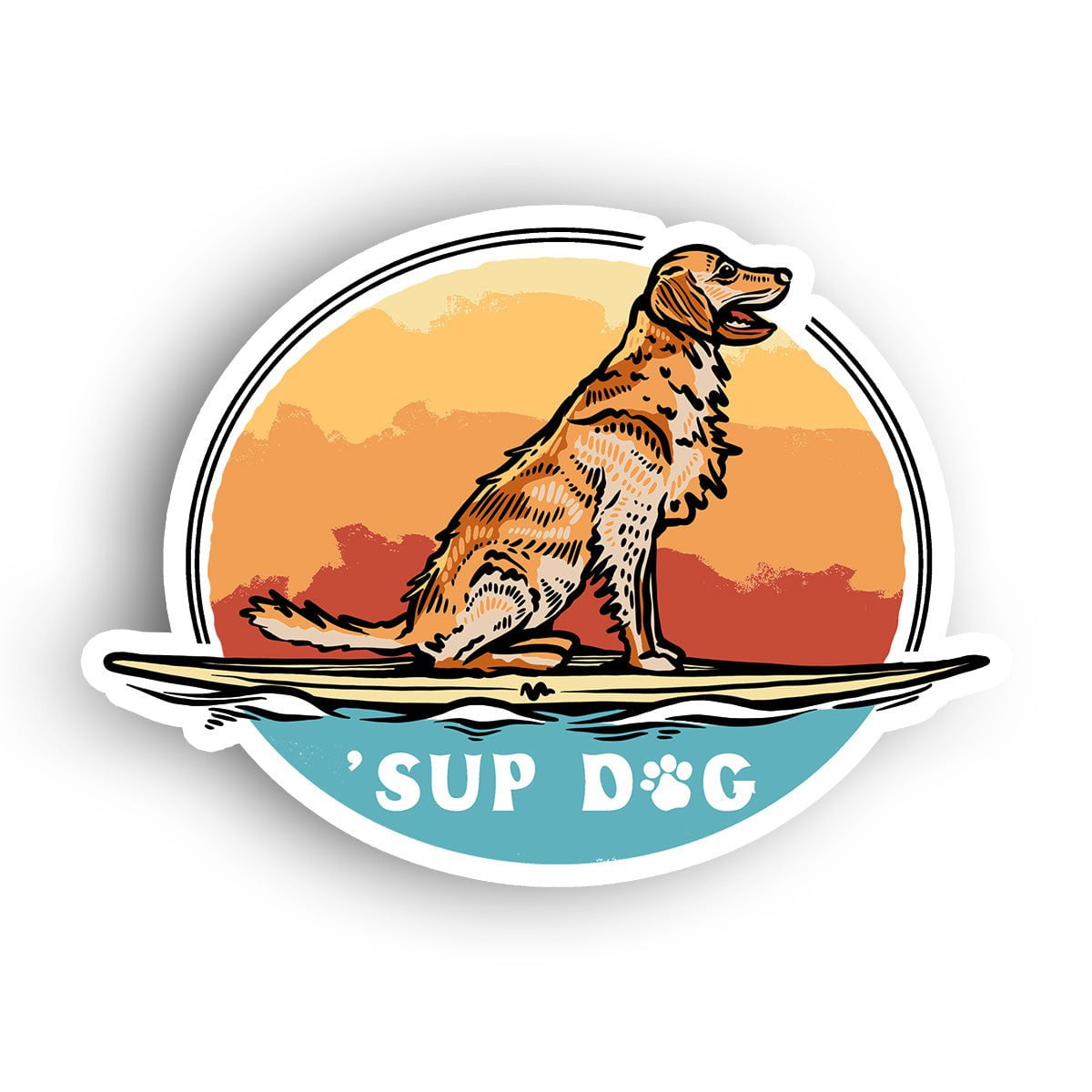 Sup Dog Sticker