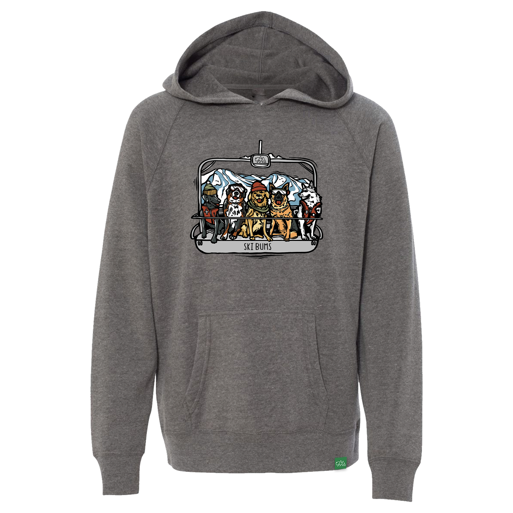 Ski Bums Youth Hoodie