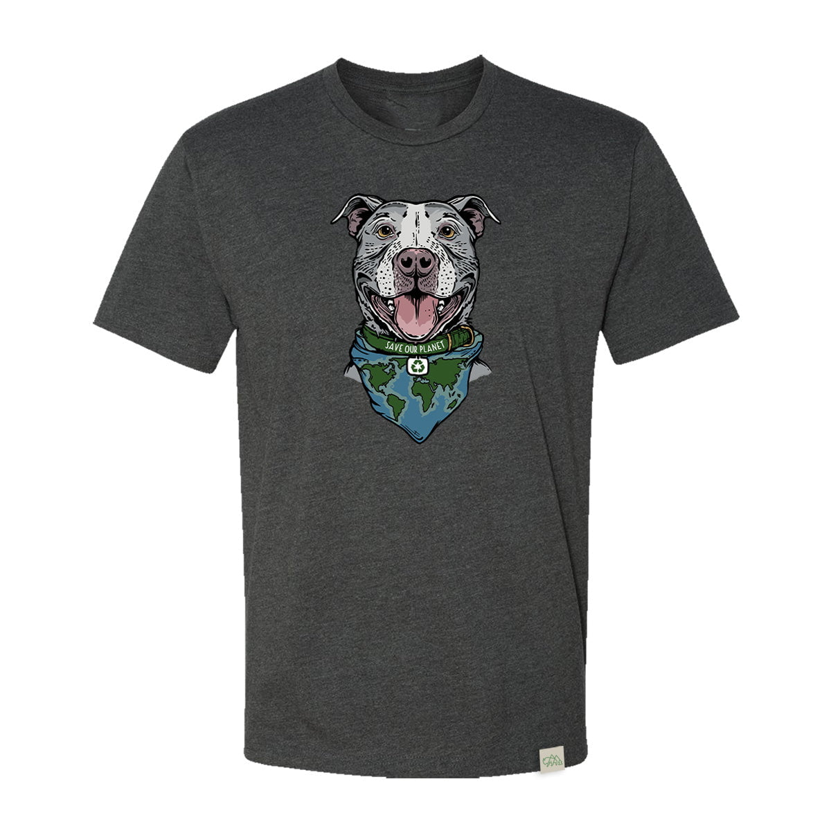 Save The Planet Pittie Sustainable T-Shirt