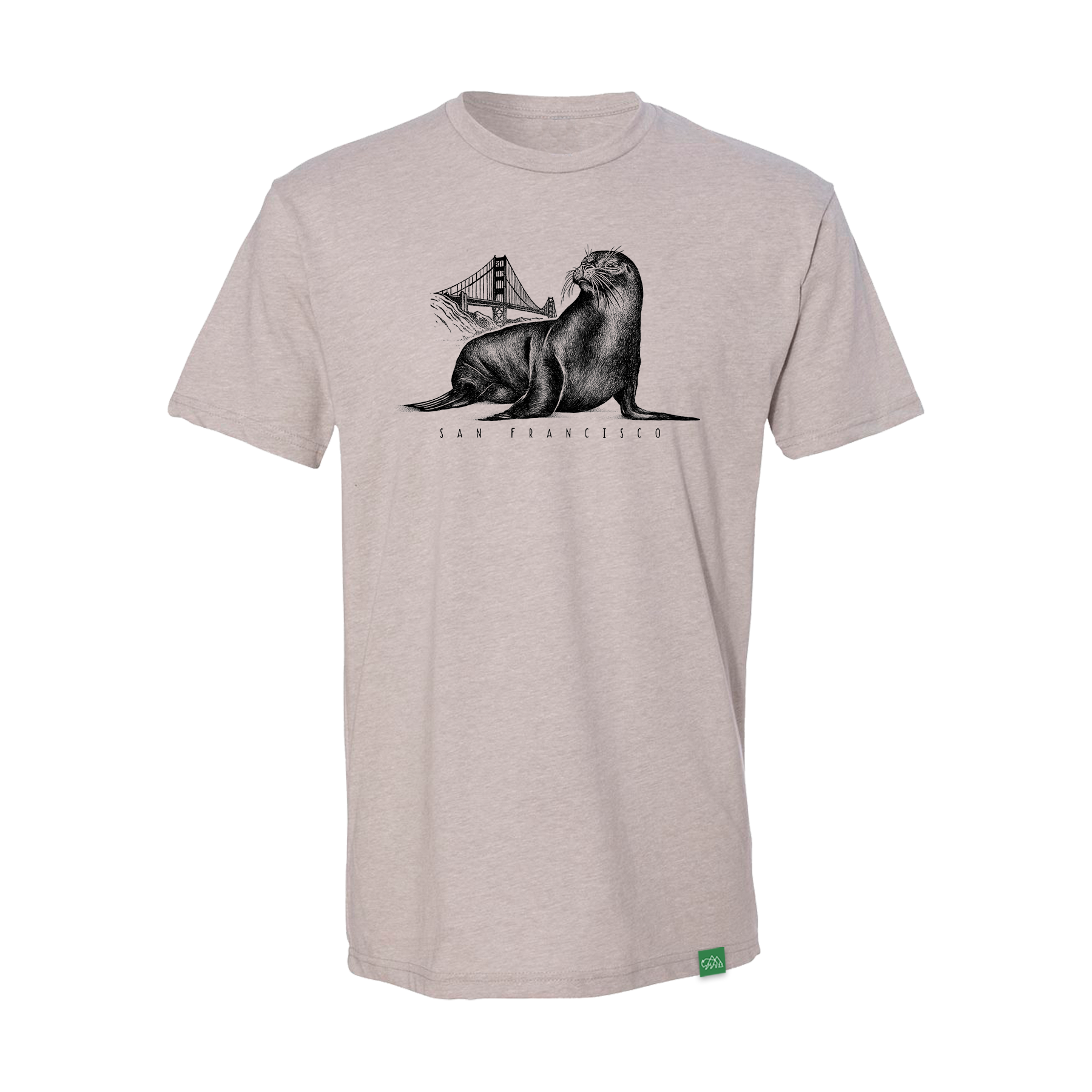 San Francisco Sea Lion Sketch T-Shirt