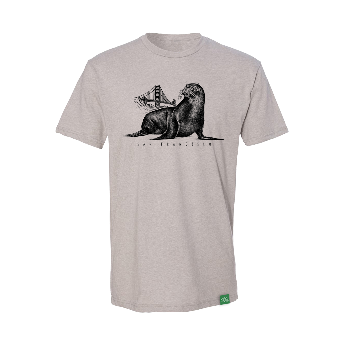 San Francisco Sea Lion Sketch T-Shirt