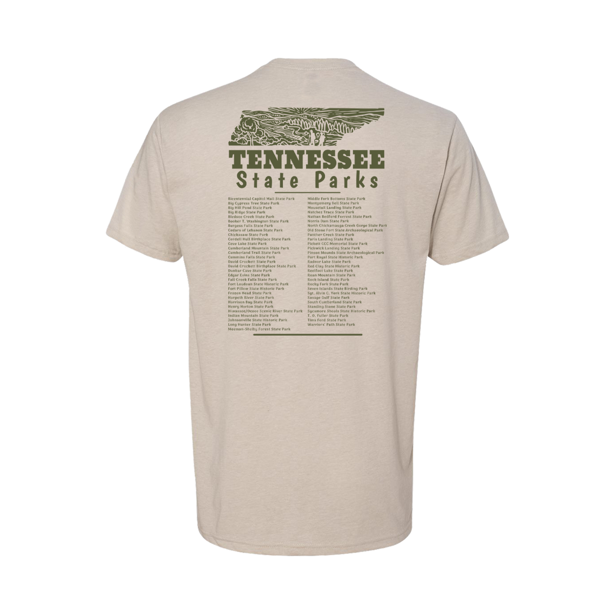 Ranger Ramble TN State Parks Racoon T-Shirt