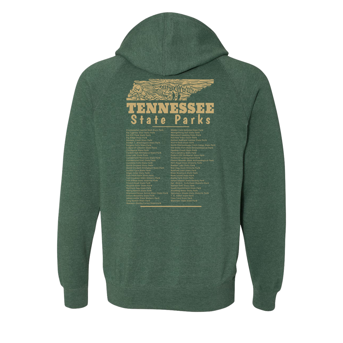 Ranger Ramble TN State Parks Racoon Hoodie