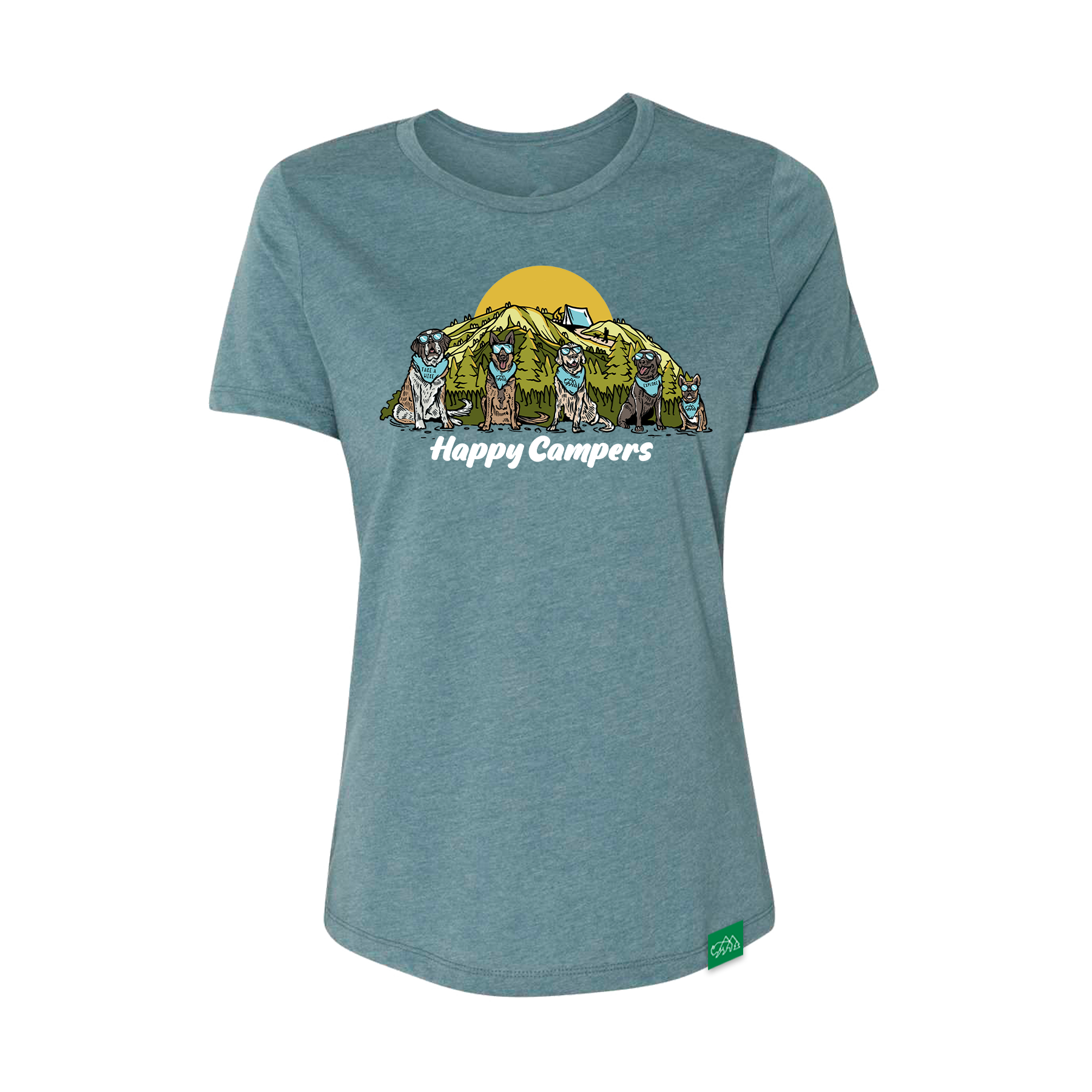 Happy Campers Women's Relaxed T-Shirt