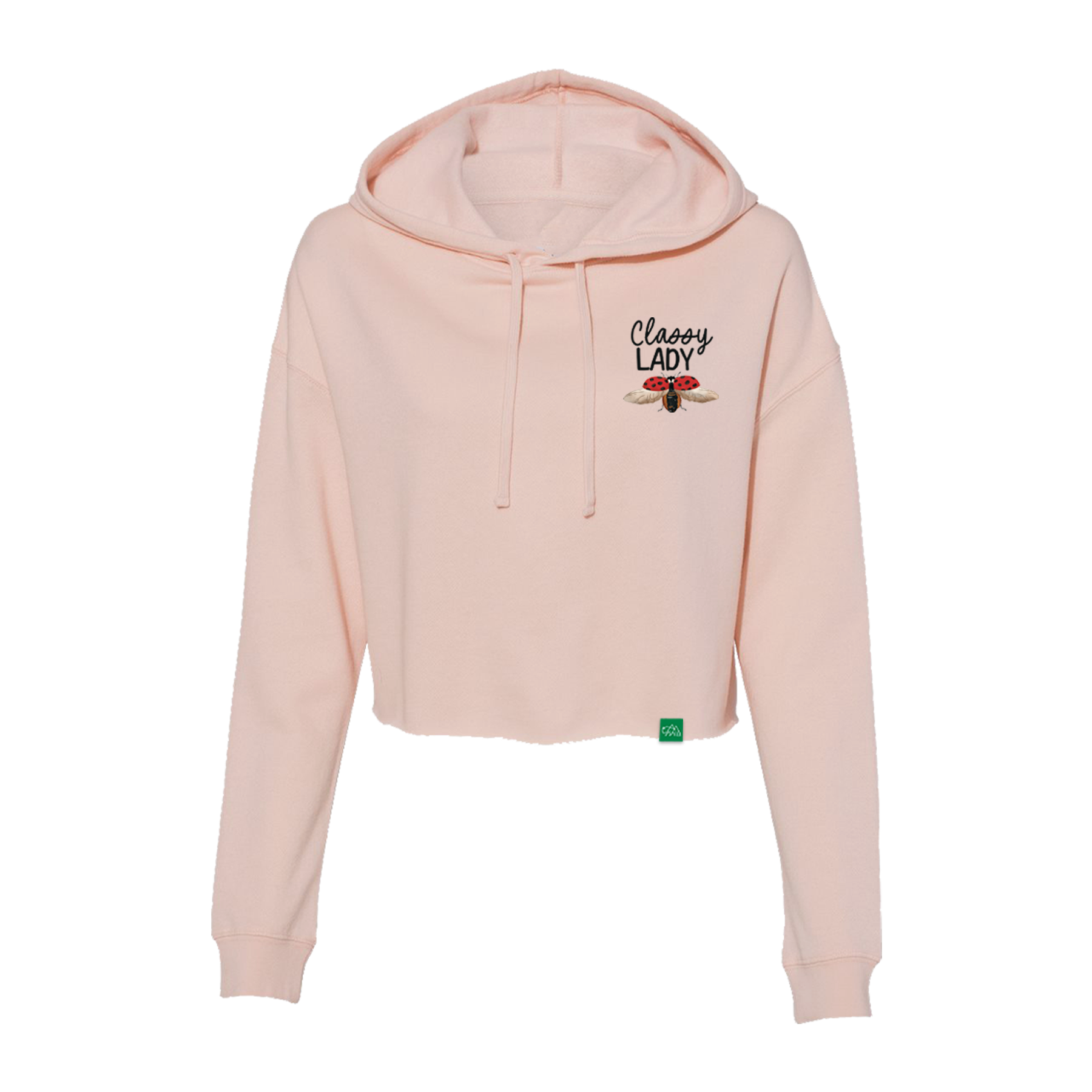 Classy Lady Crop Hoodie
