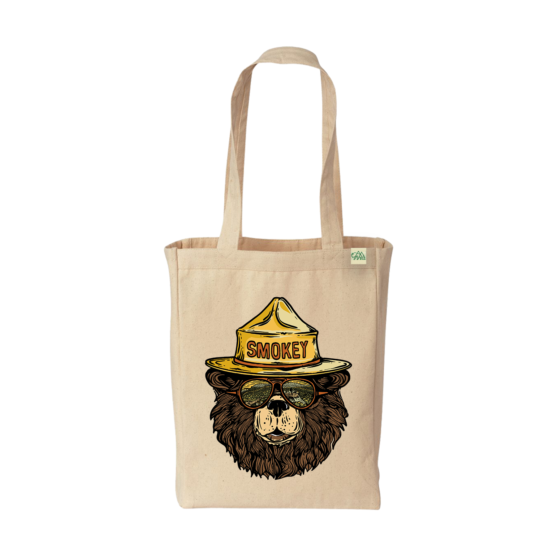 Smokey The Groovy Bear Tote Bag