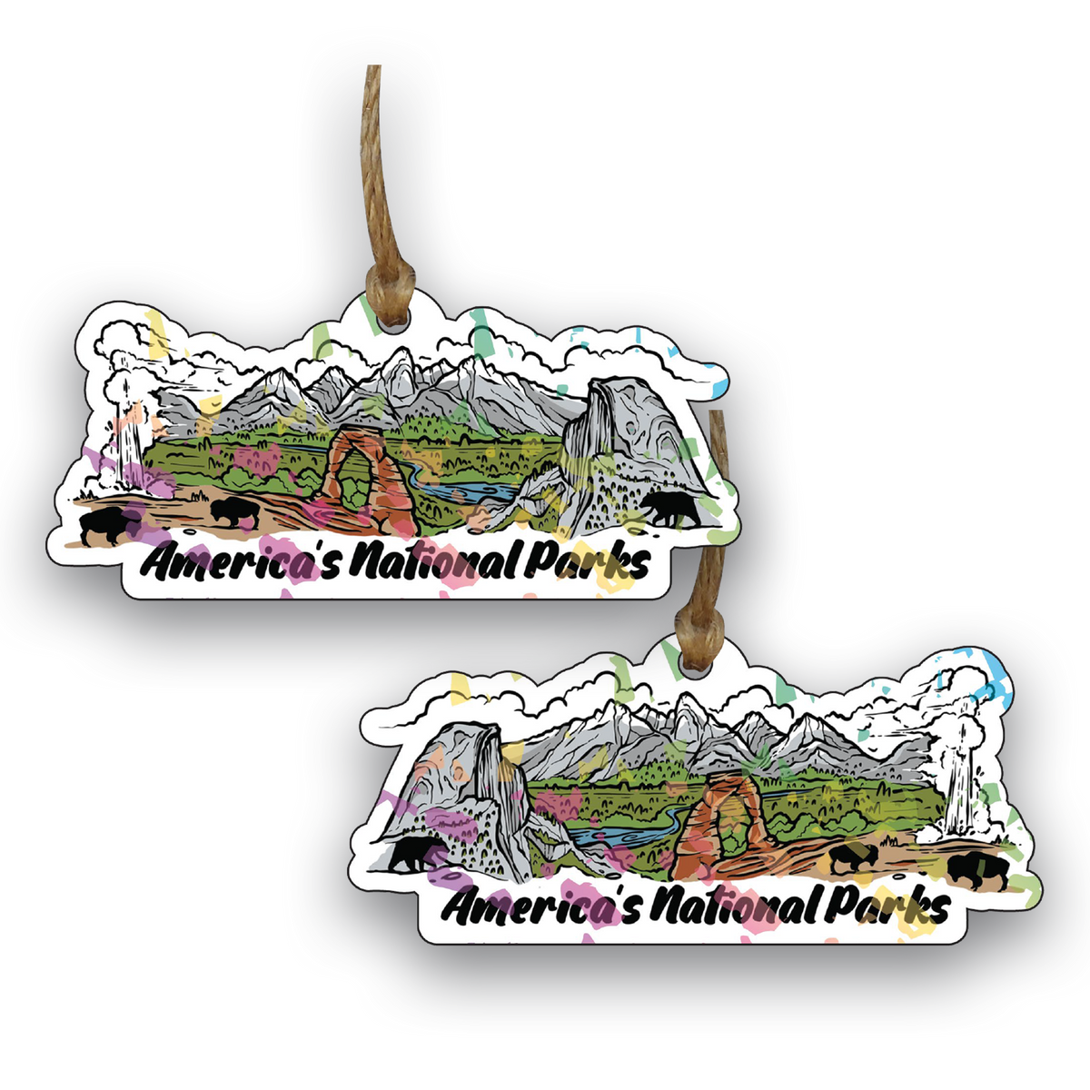 Americas National Parks Acrylic Holograph Ornament