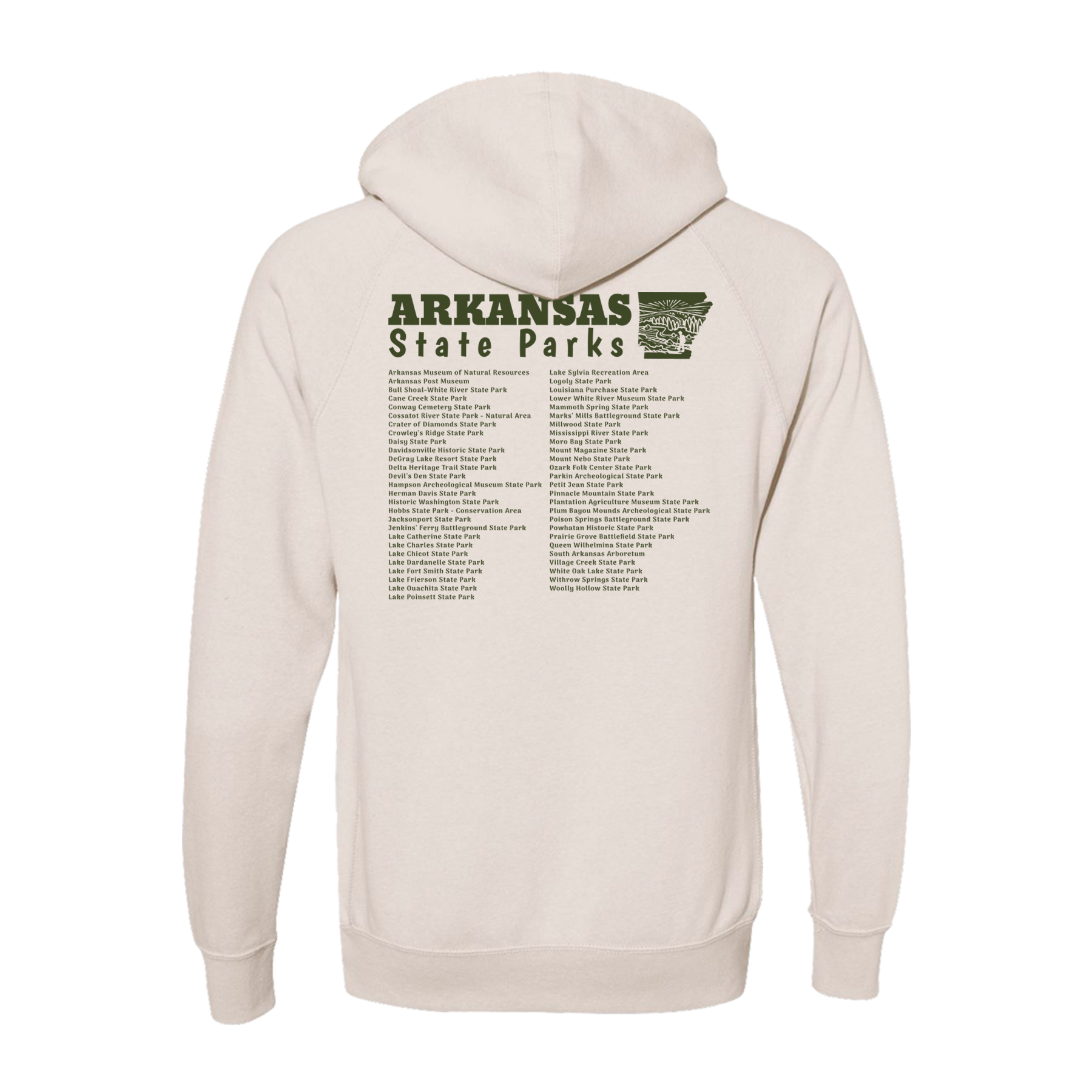Arkansas State Parks Wild Things Hoodie