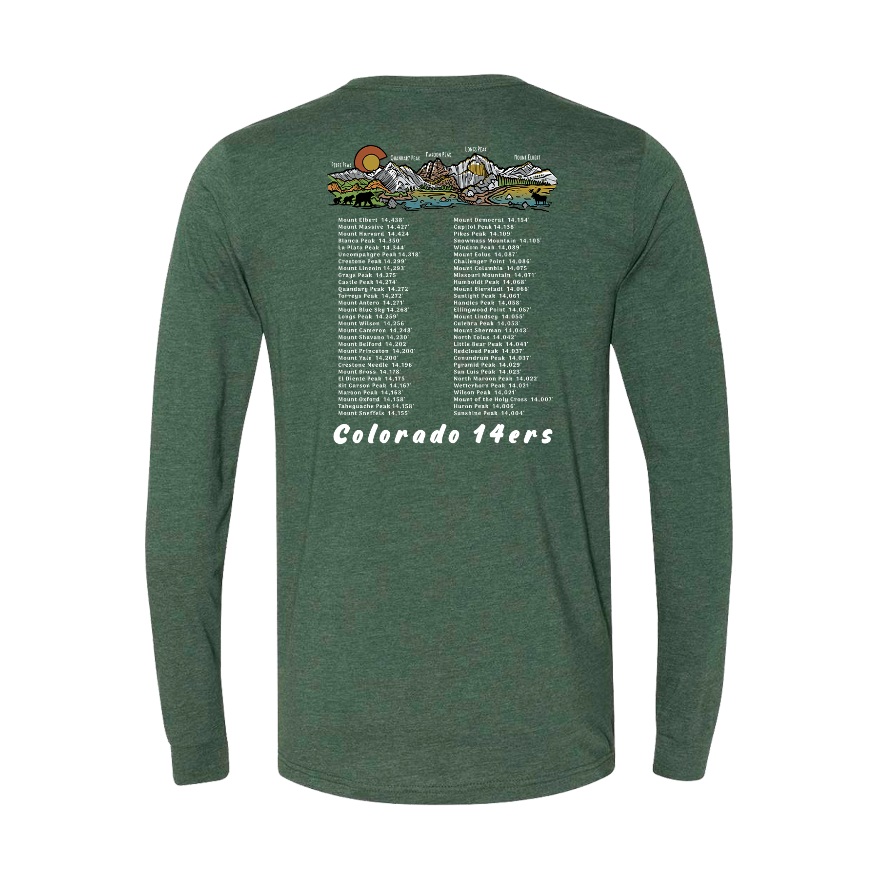 Colorado 14ers Long Sleeve T-Shirt