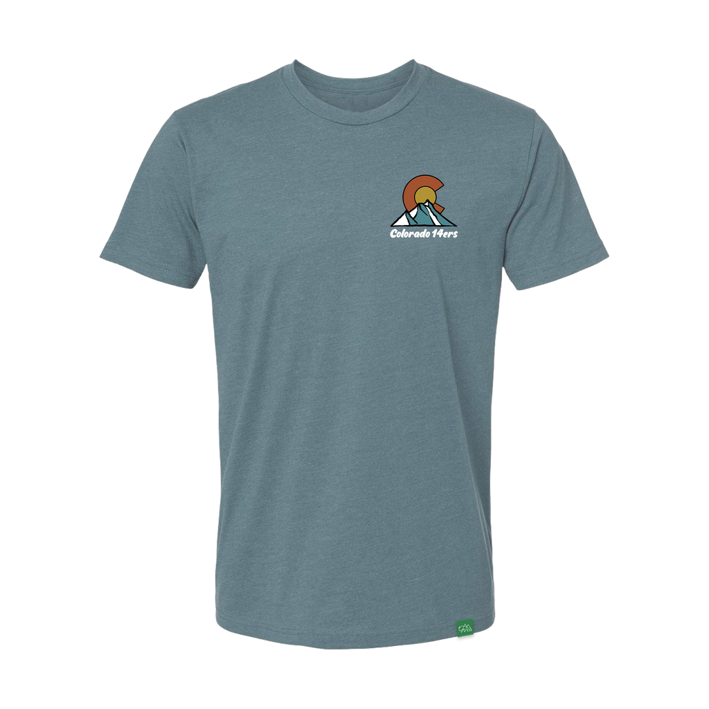 トップス 80'S COLORADO All-over pattern T-SHIRTS Unisex Colorado 14ers T-Shirt