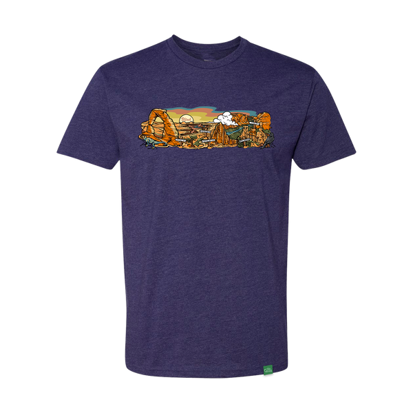 Utah Mighty 5 Panorama T-Shirt | Wild Tribute