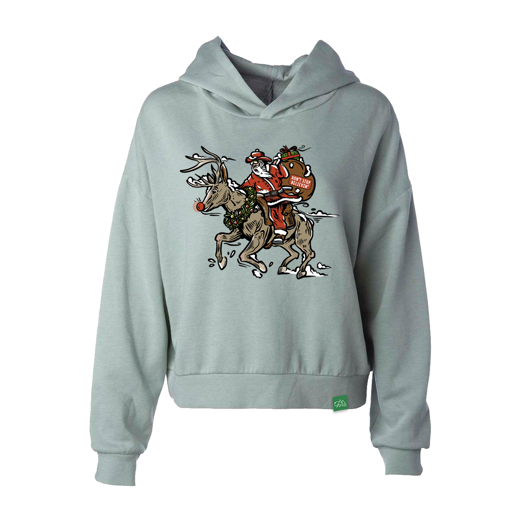 Don't Stop Believin' Women's Hip Height Hoodie (Pre-order)