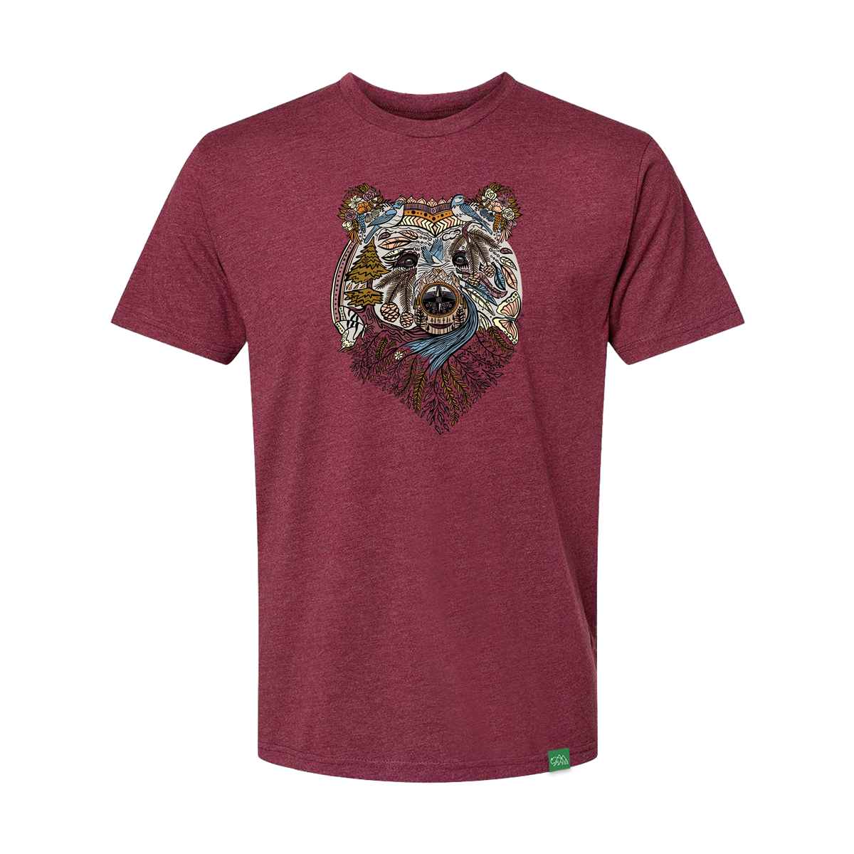★AWESOMEUS★ SOUND BEAR PIGMENT TSHIRT 4COLOR unisex-garment-dyed-