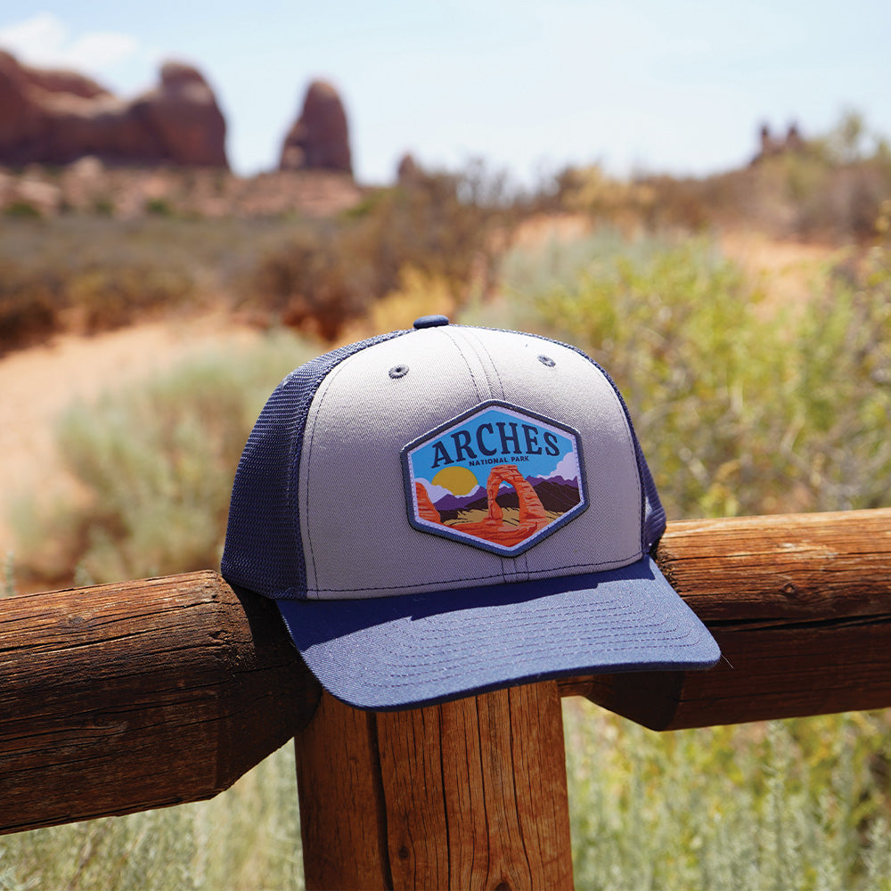 Arches Landscape Sketch Trucker Hat
