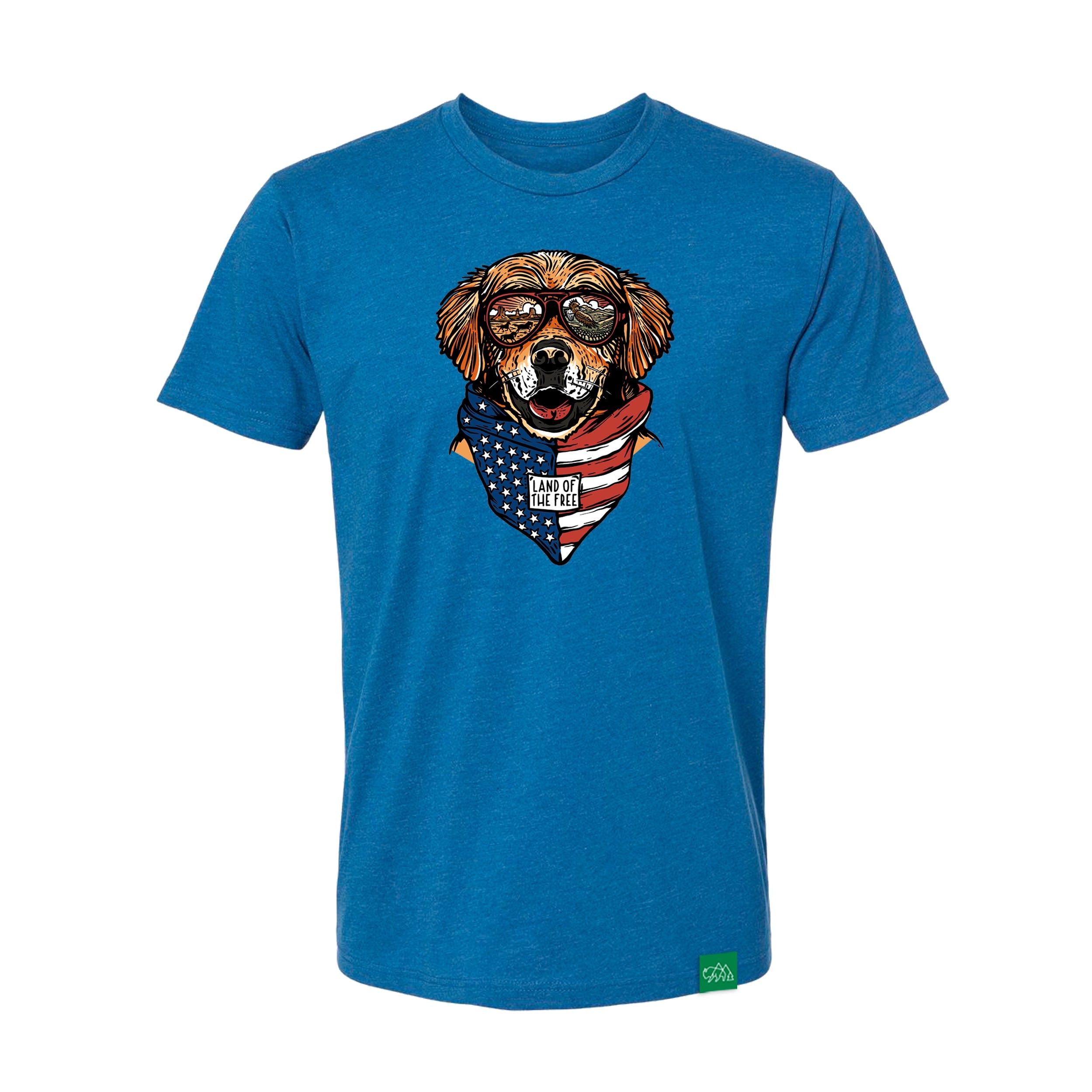 Men's Patriotic U.S.A. Quick-Dry Jersey T-Shirt, Size: 2XL