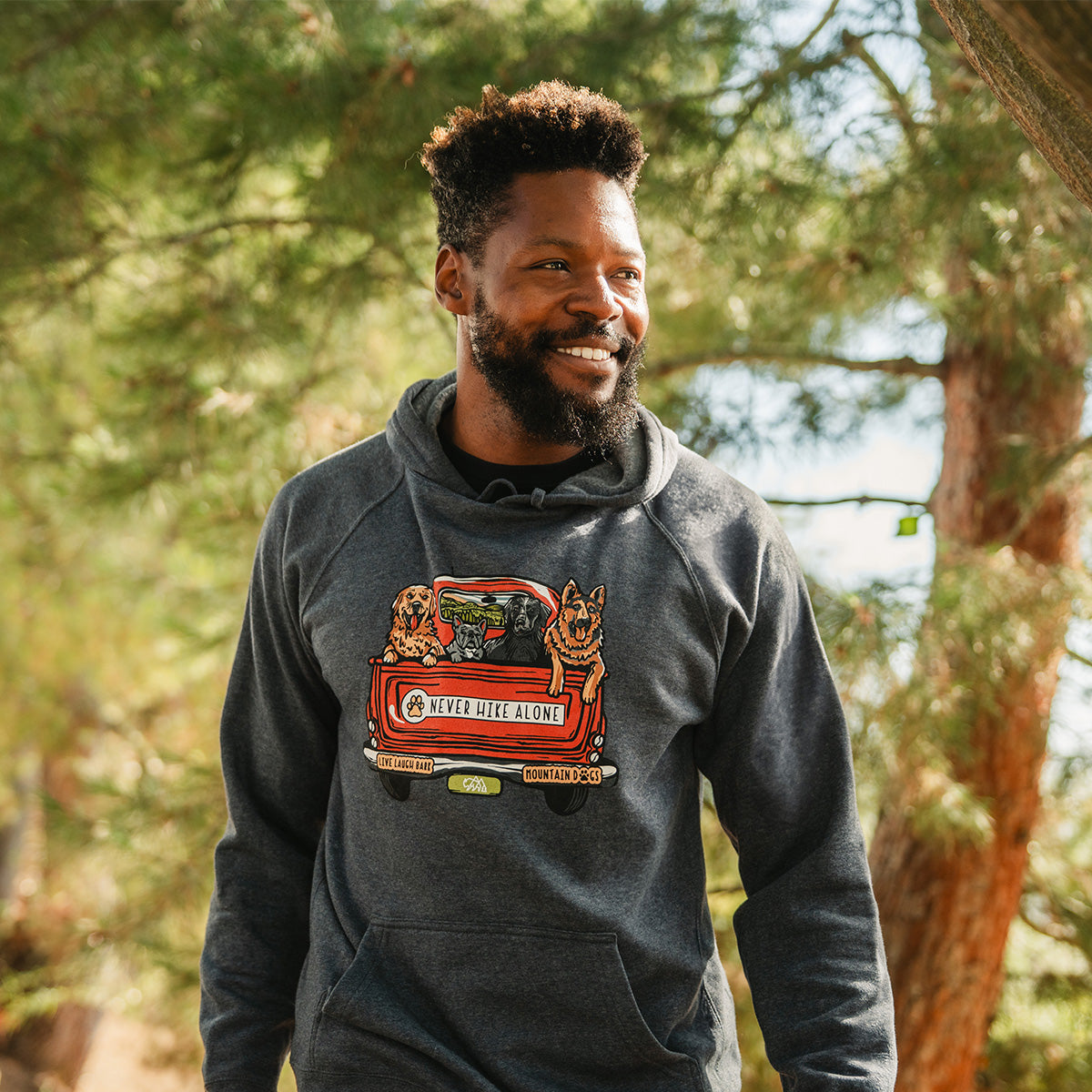Never Hike Alone Hoodie