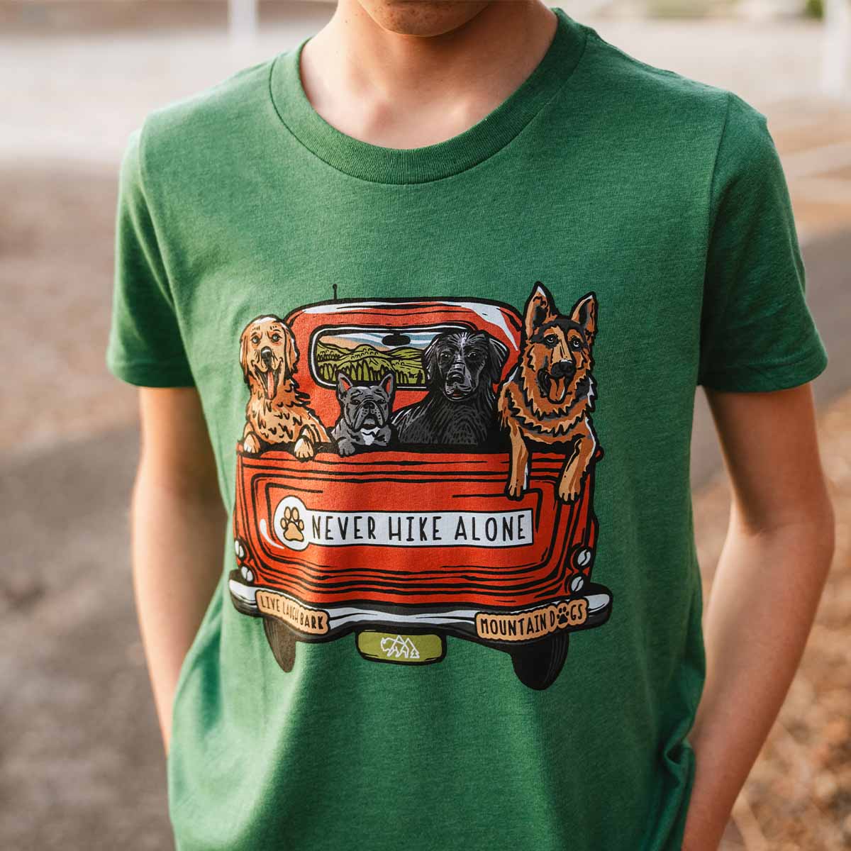 Never Hike Alone Youth T-Shirt
