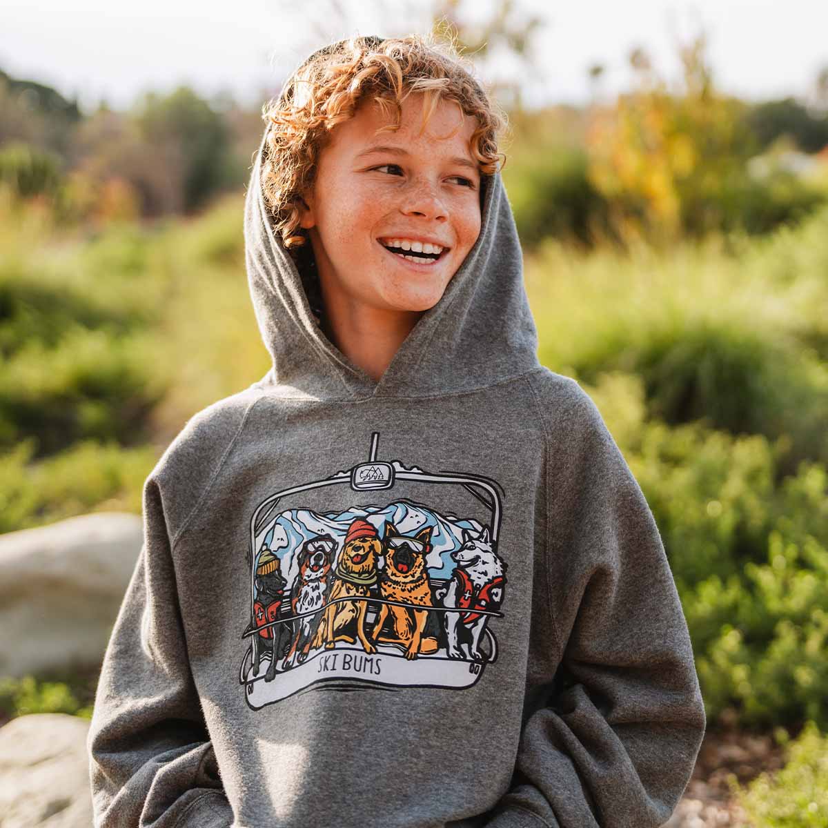 Ski Bums Youth Hoodie