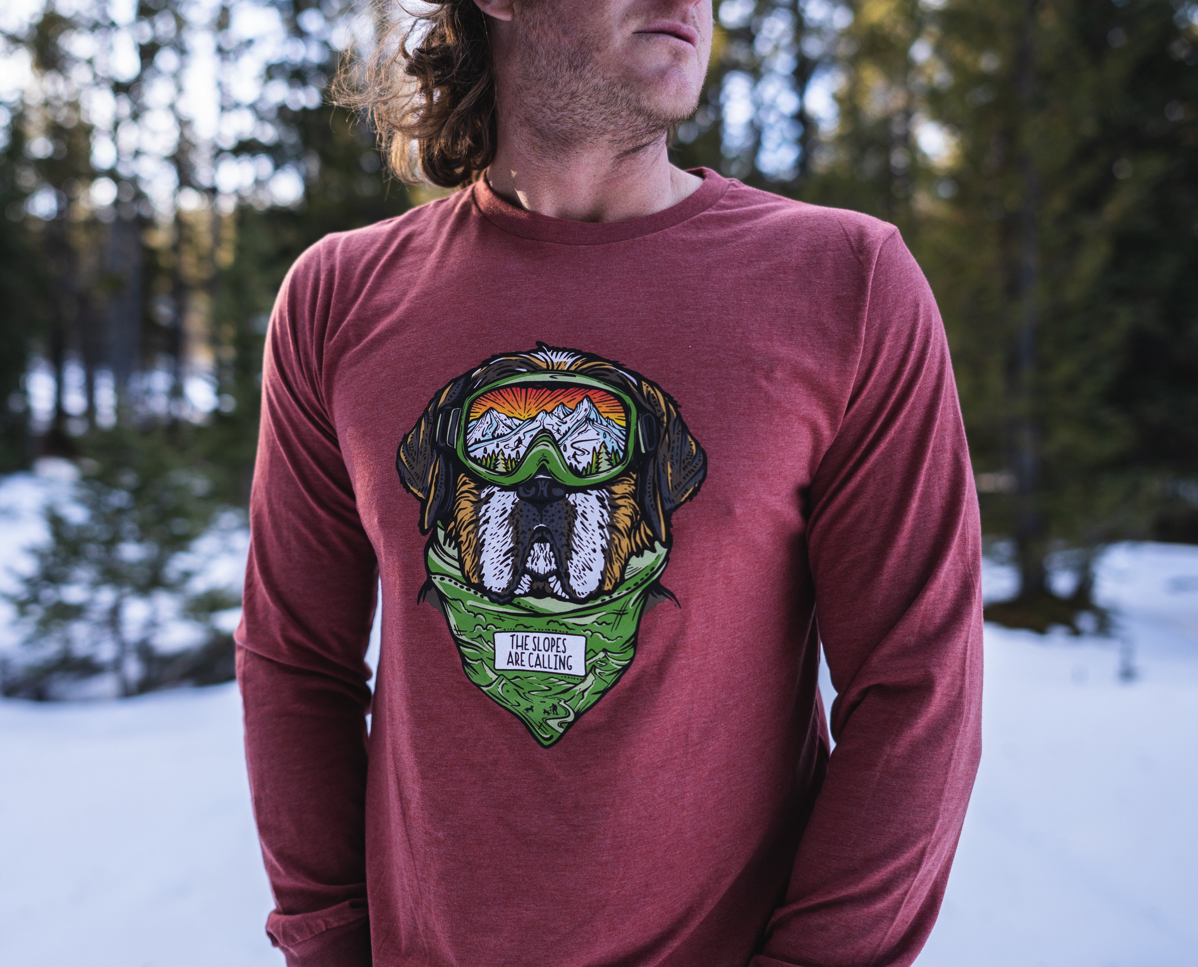 Slopes are Calling Long Sleeve T-Shirt