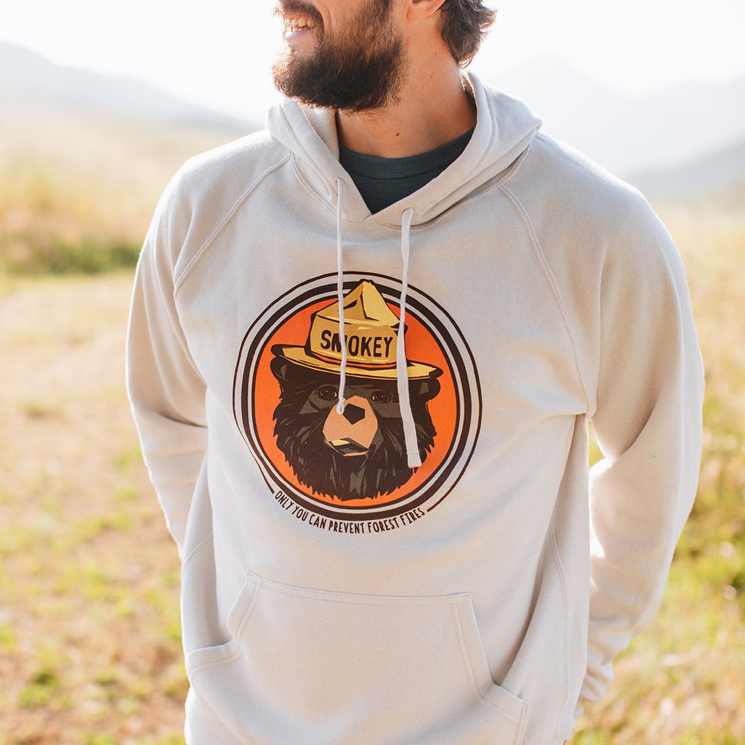 Smokey Vintage Bear Hoodie Wild Tribute