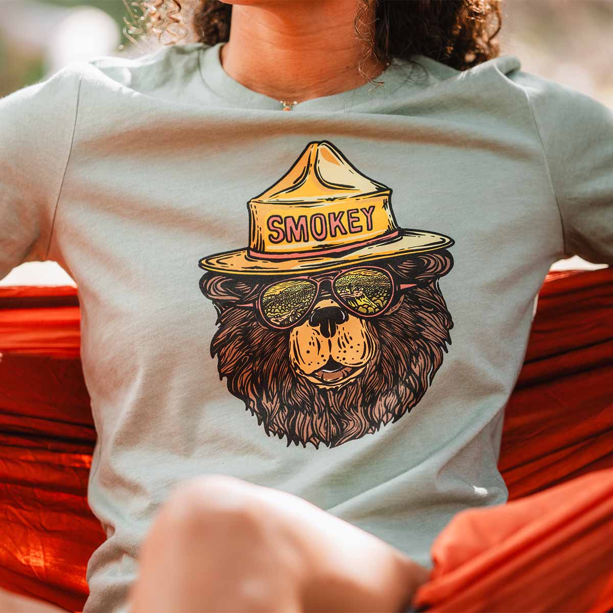 Smokey The Groovy Bear Women's Relaxed T-Shirt